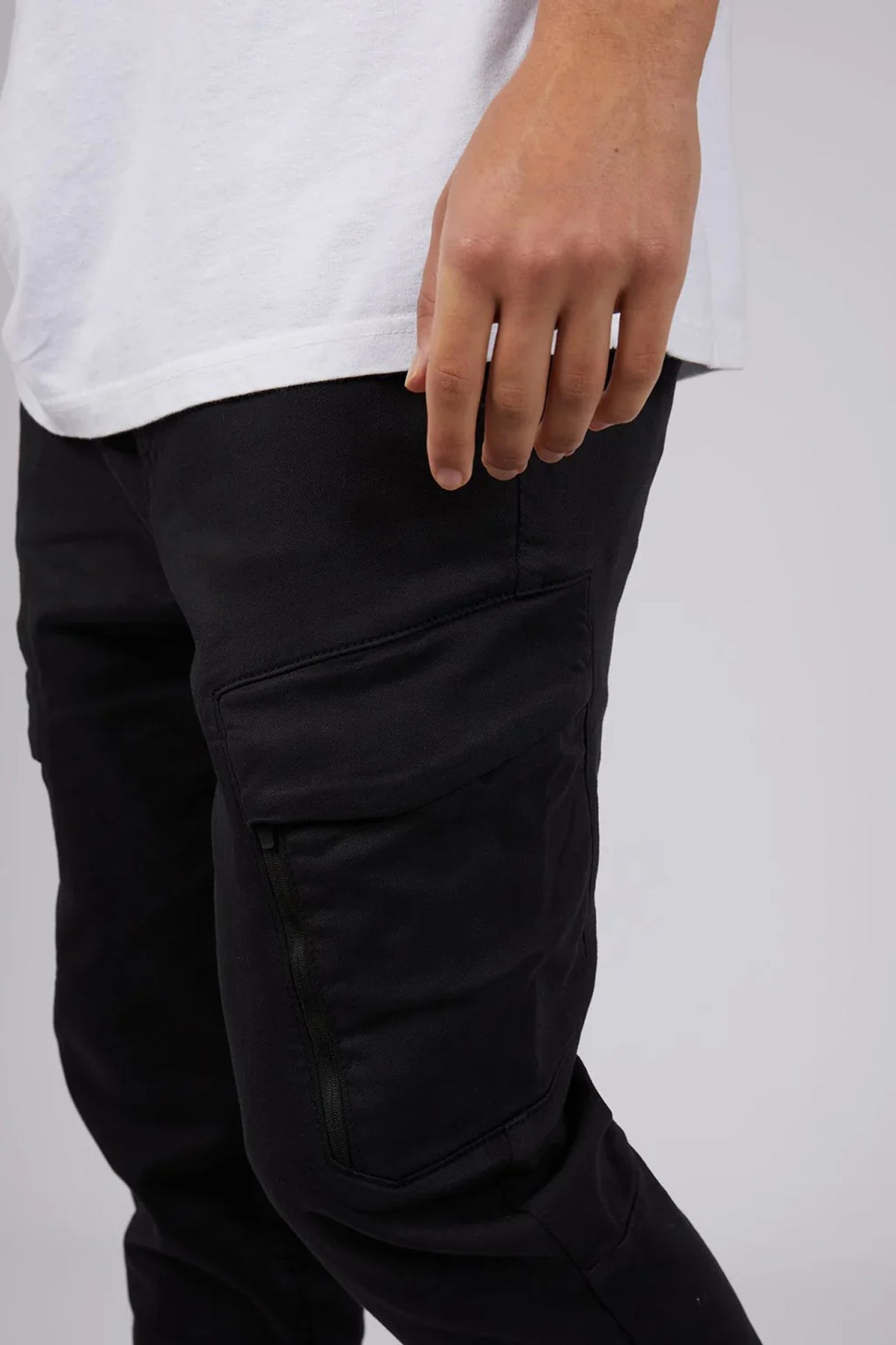 Inset Cargo Pant Black