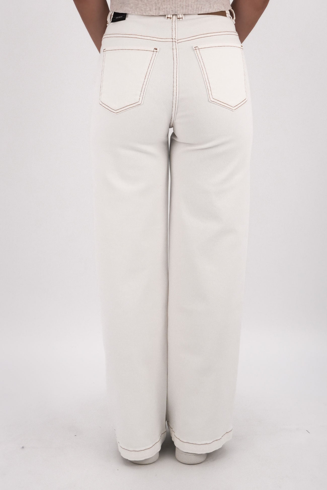 Jacqui Wide Leg Jean Vintage White
