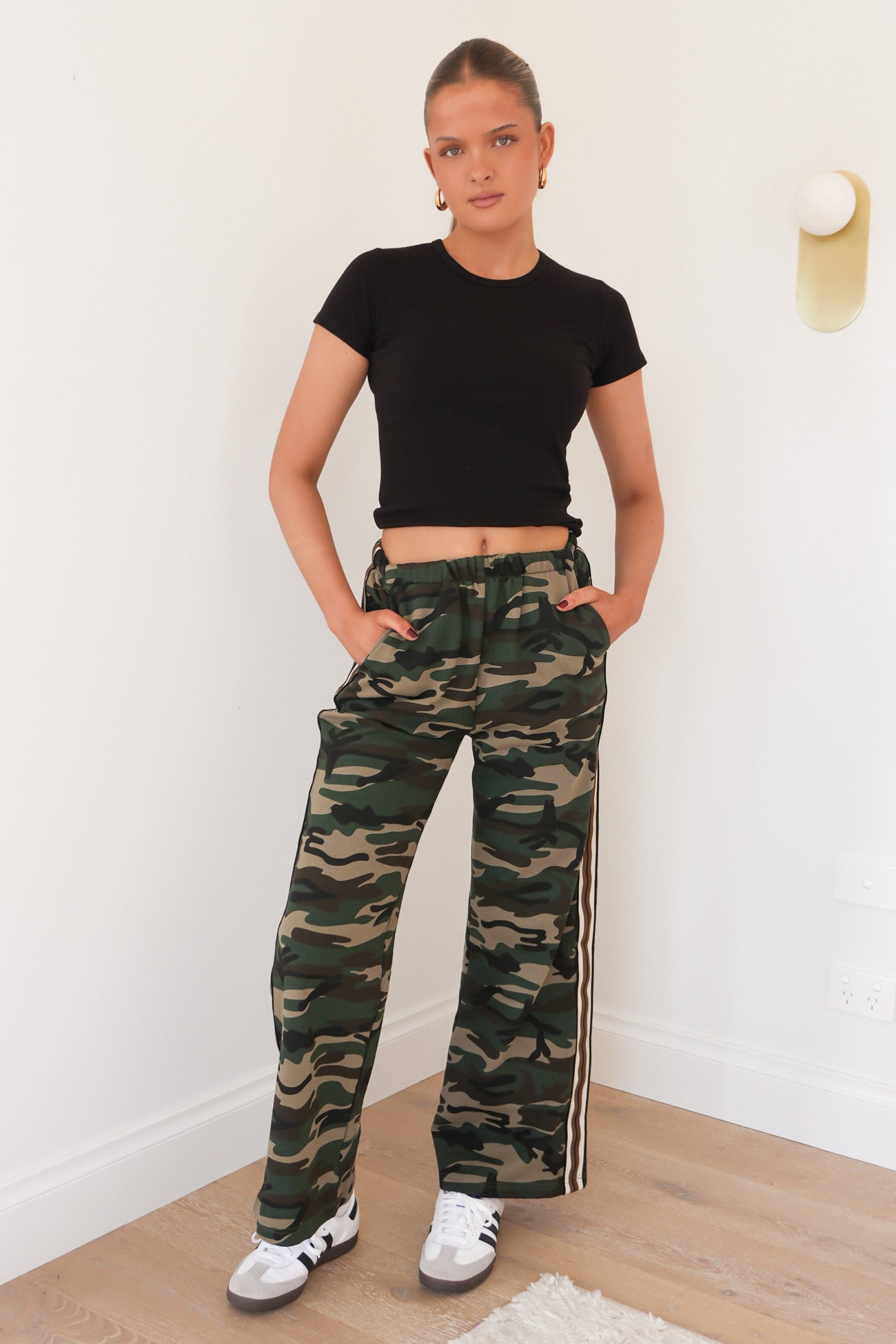 Jake Track Pant Camo Brown