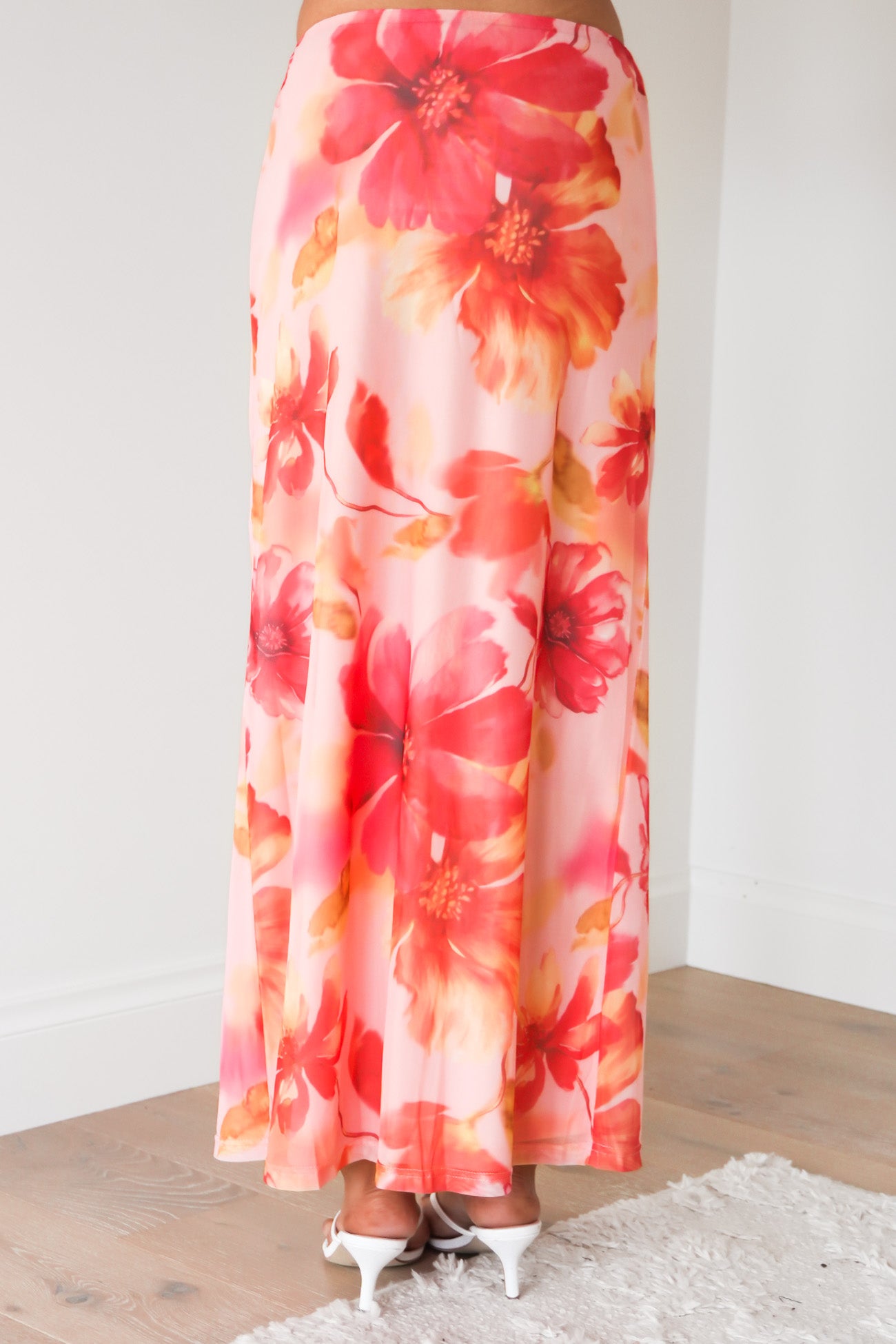 Jamey Maxi Skirt Pink Floral