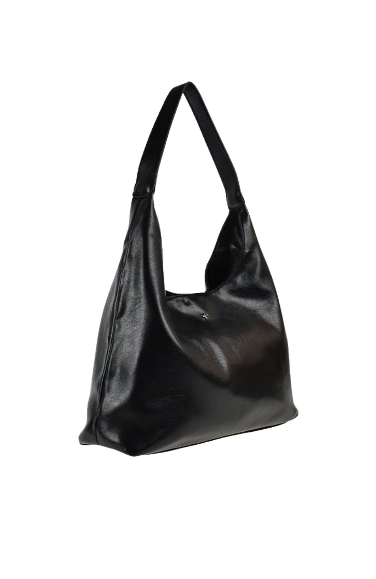 Jami Bag Black Crinkle Gold