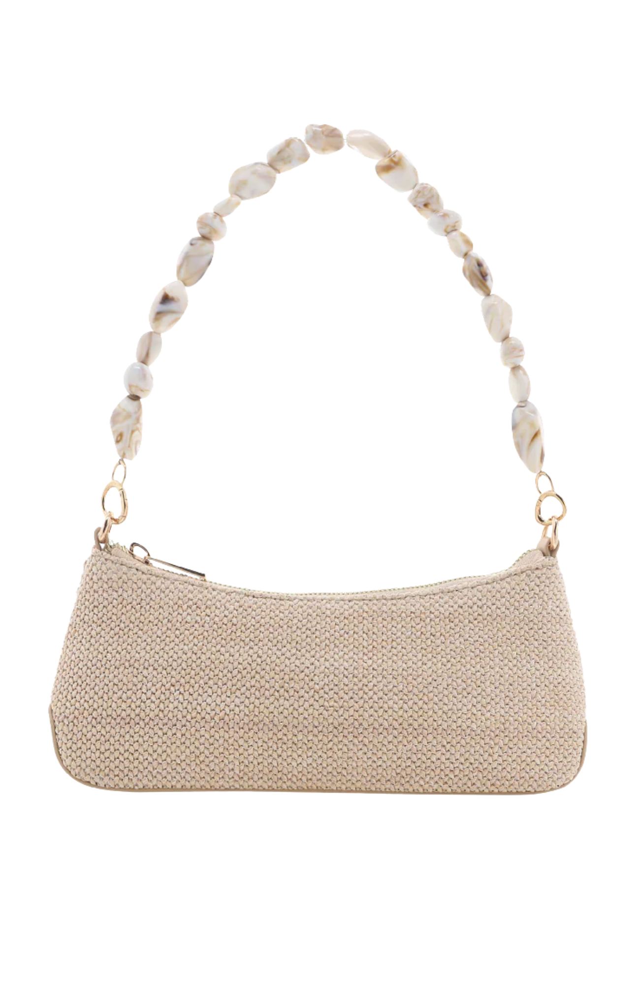 Jamie Shoulder Bag Natural Raffia