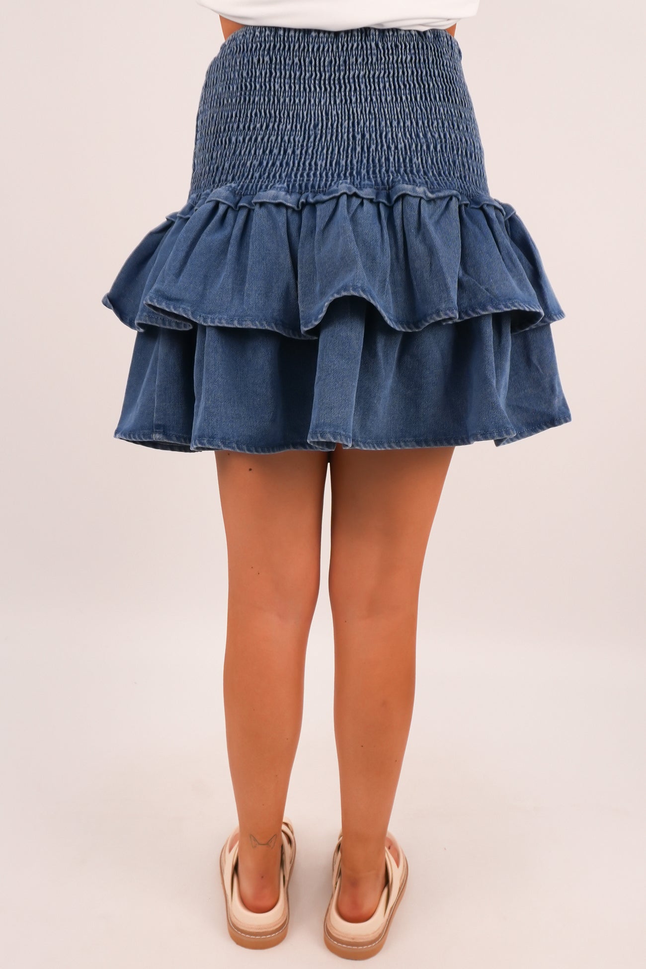Jane Denim Mini Skirt Blue