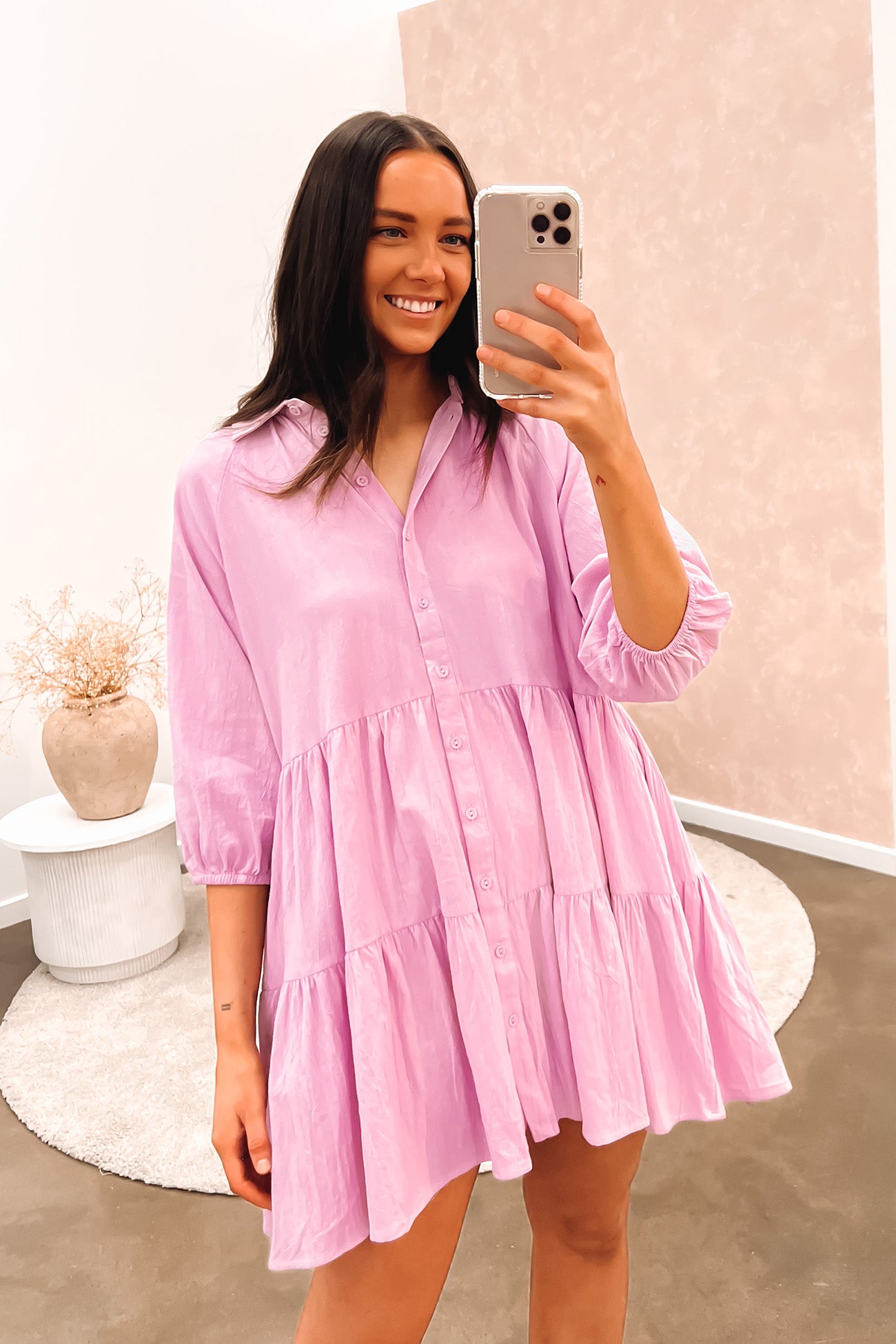 Jared Mini Dress Lilac