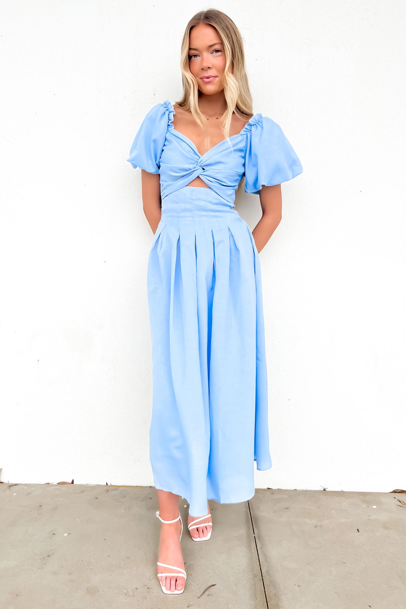 Jarrah Midi Dress Blue
