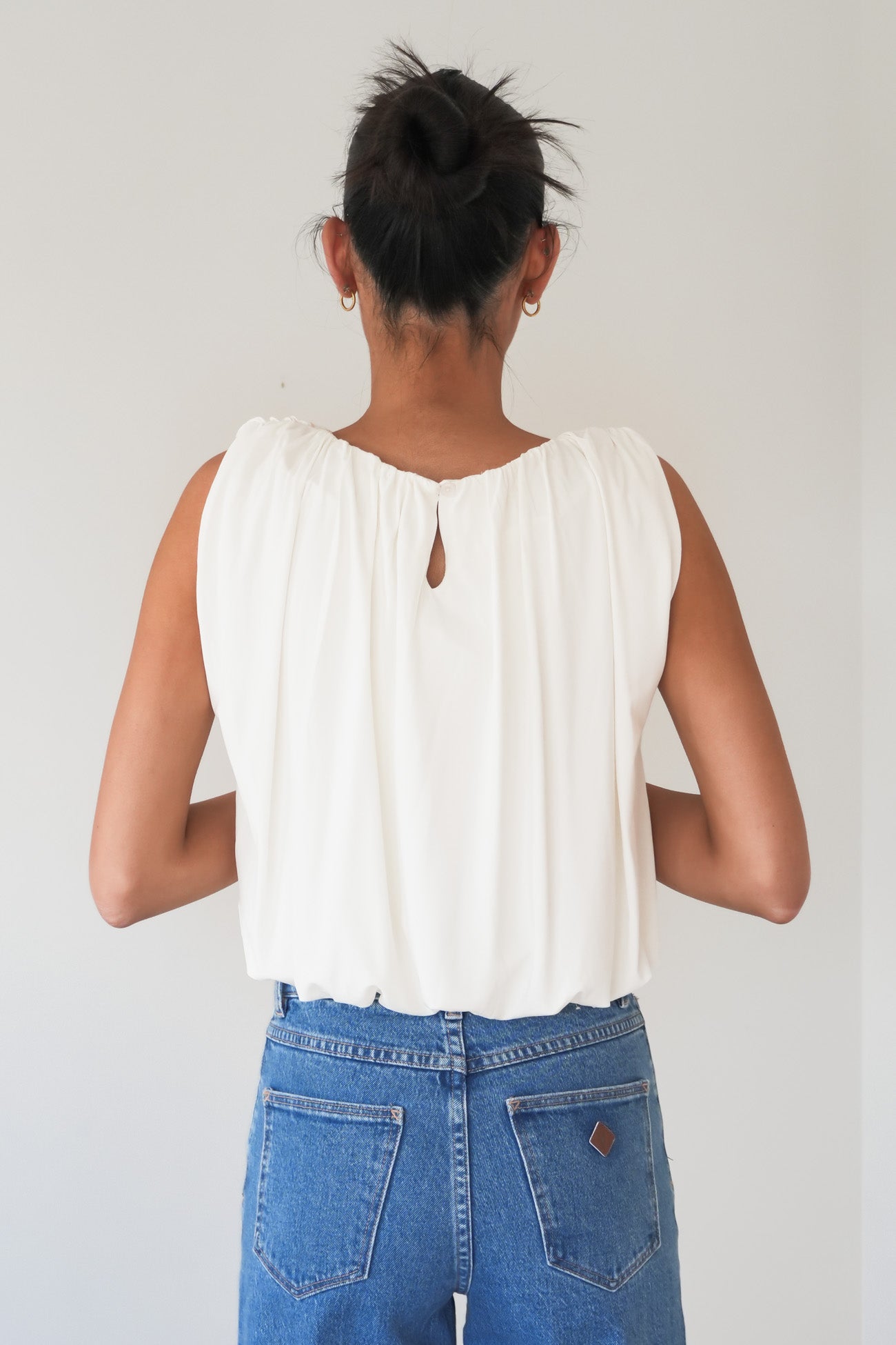 Jasmyne Bubble Top Ivory