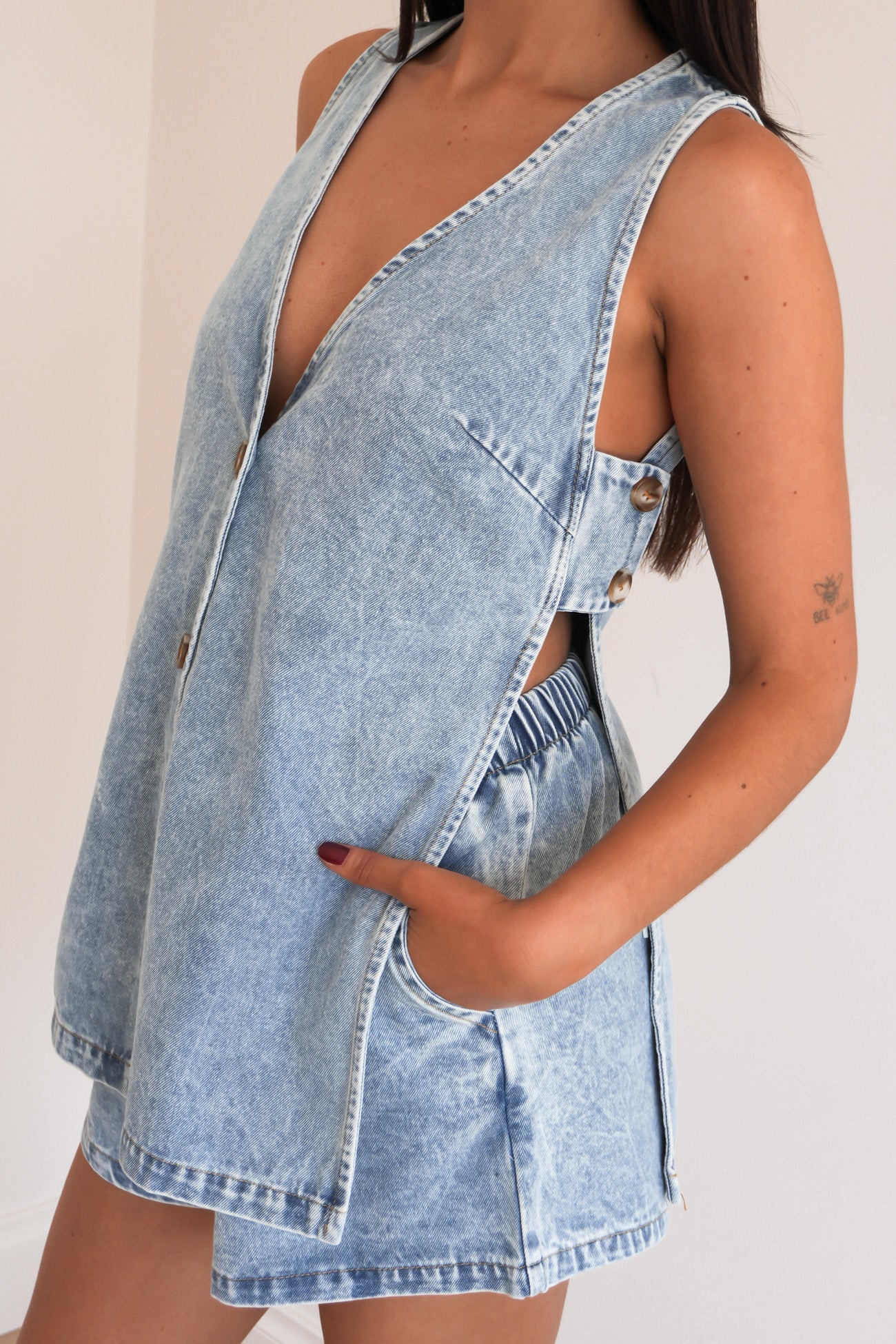 Jay Denim Set Light Blue