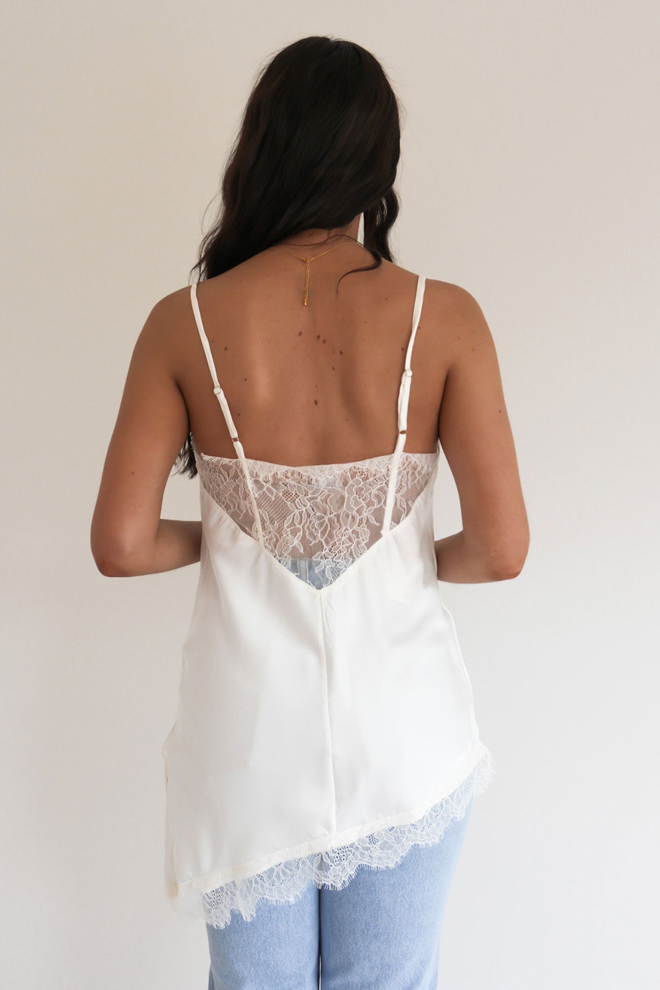 Jenna Lace Cami Cream