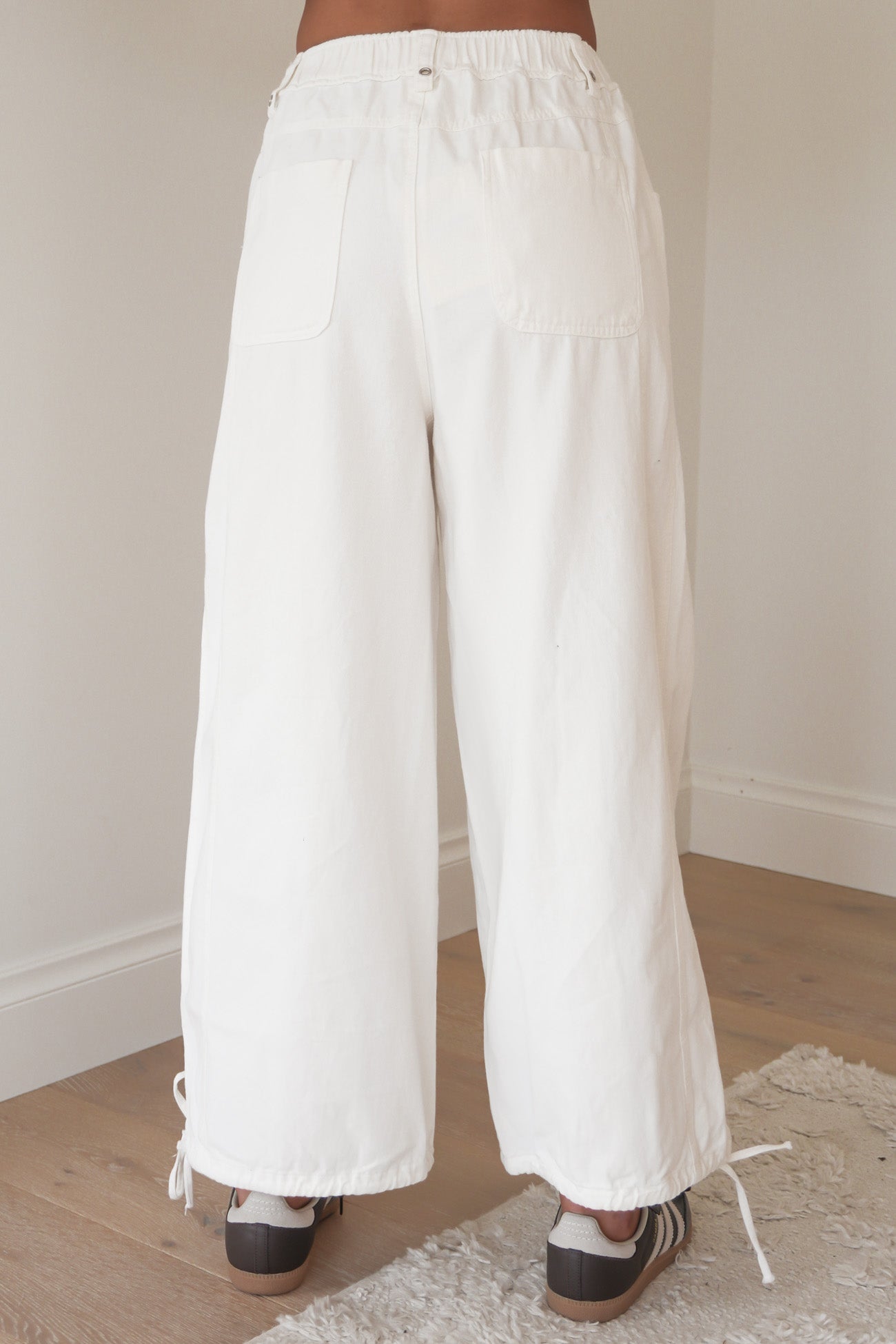 Jenni Cargo Pant White