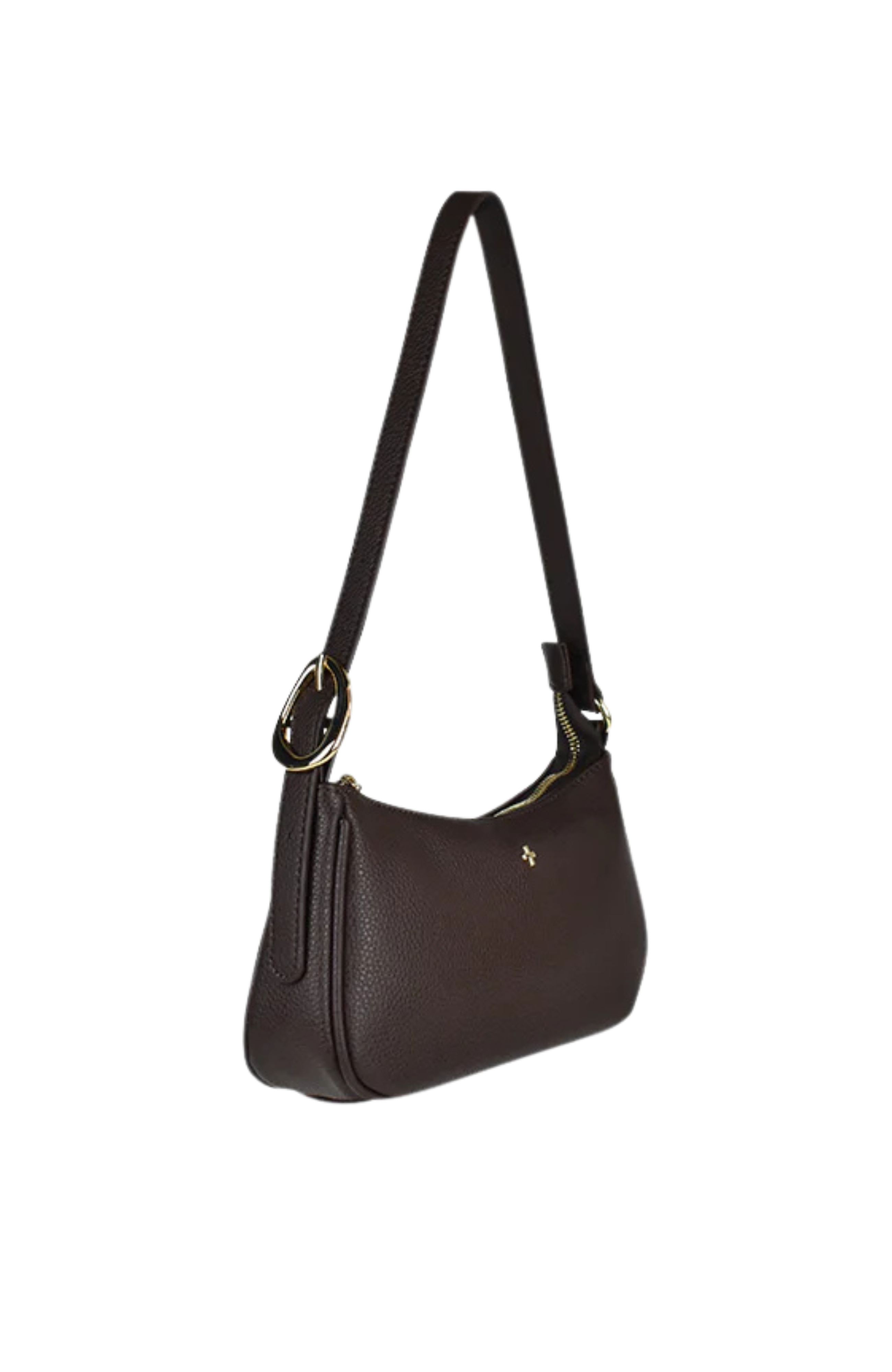 Jesabel Bag Chocolate Pebble Gold