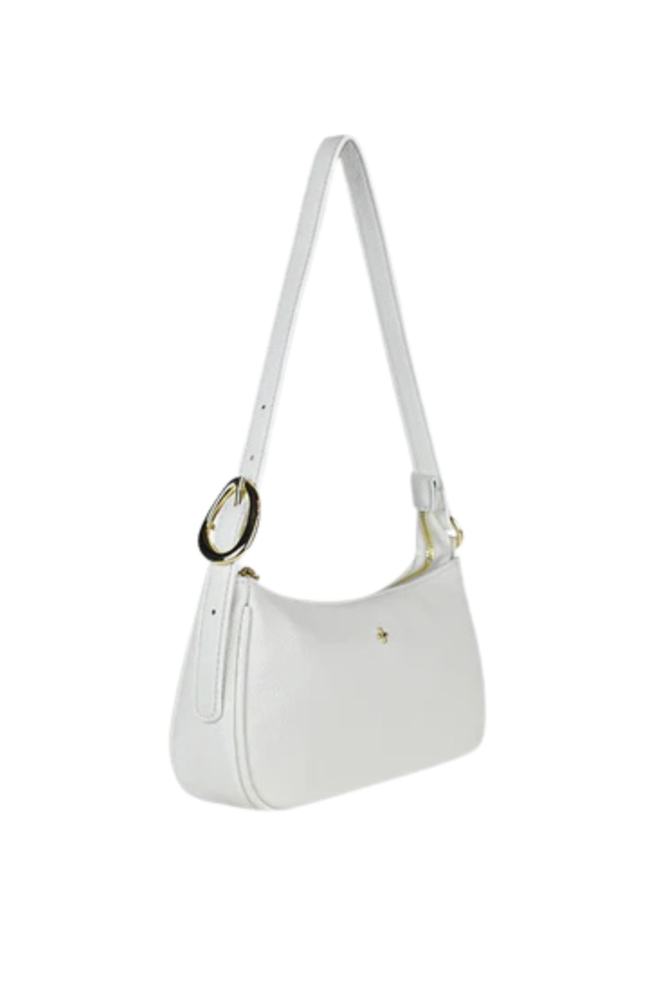 Jesabel Bag White Pebble Gold