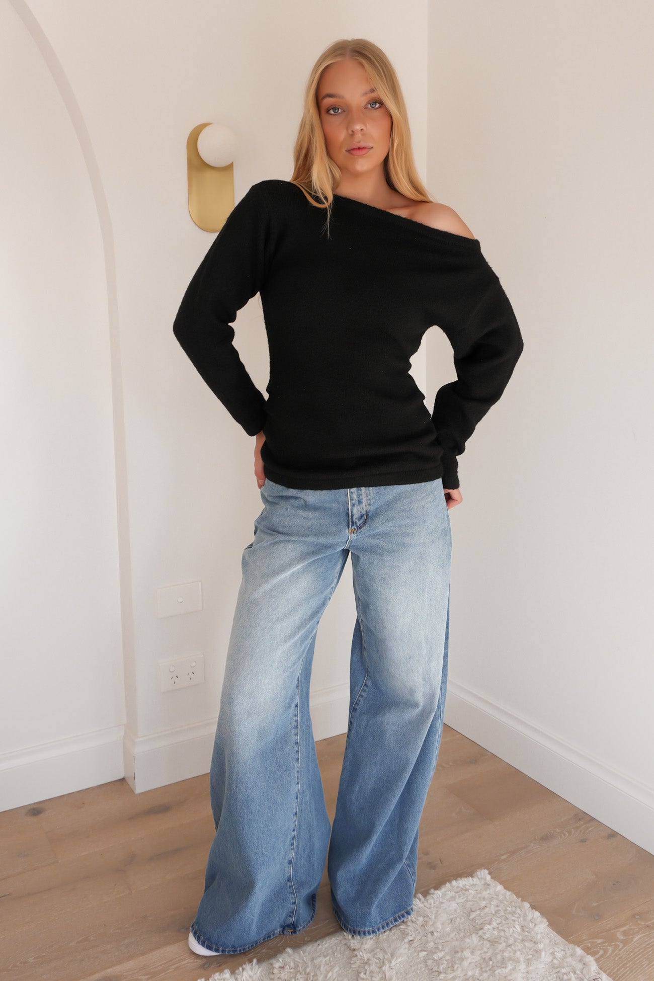 Joanne Knit Jumper Black