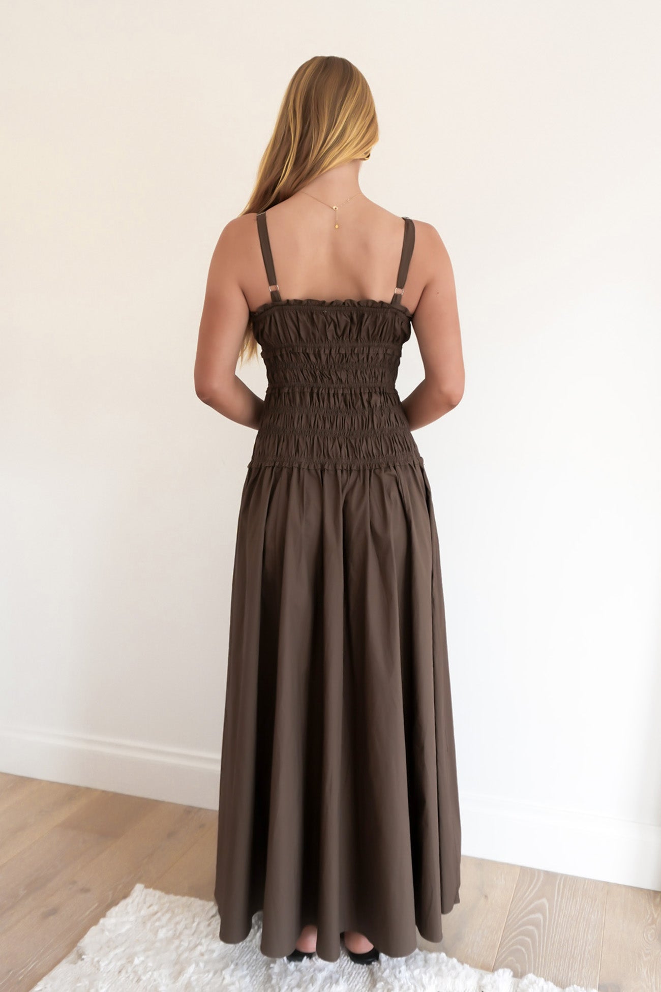 Jones Maxi Dress Chocolate