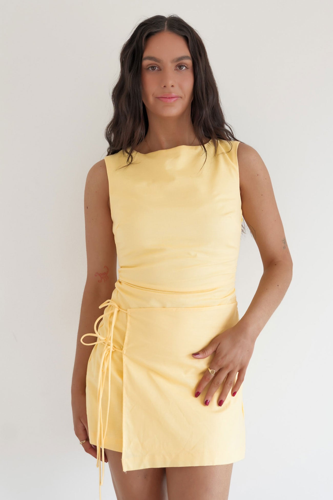 Josie Mini Dress Yellow