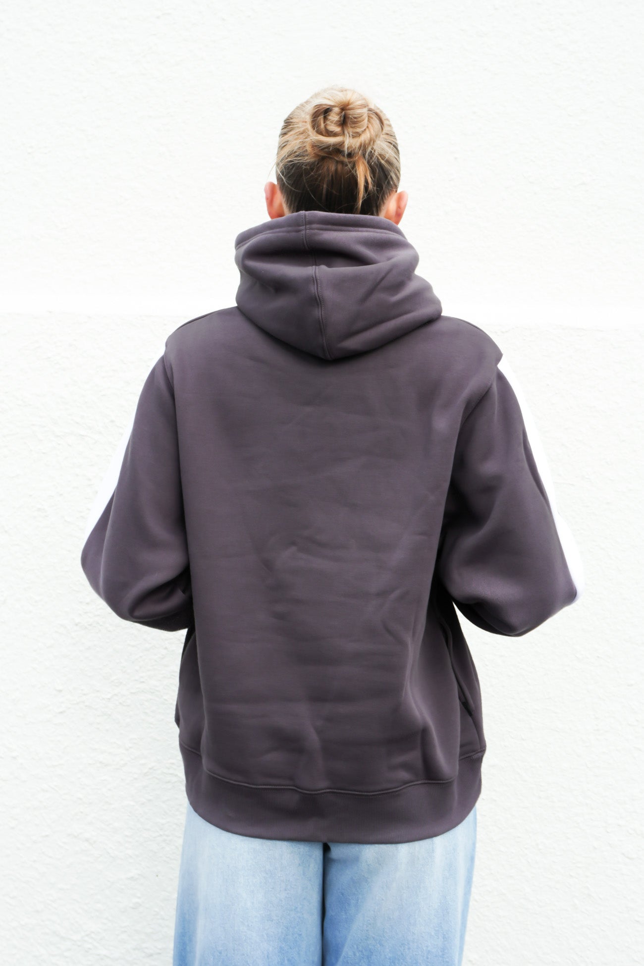 Journey Stripe Hoody Charcoal