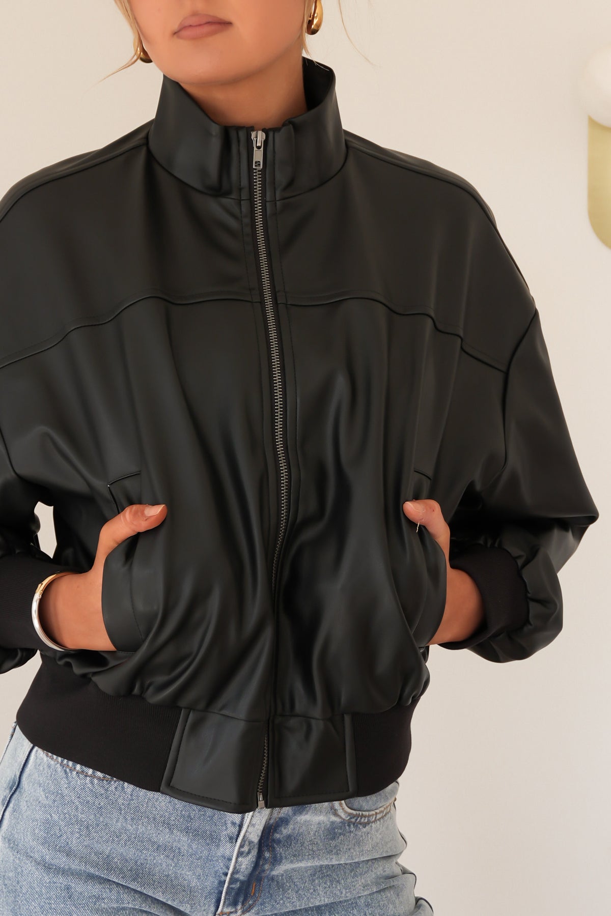 Jovie Bomber Black