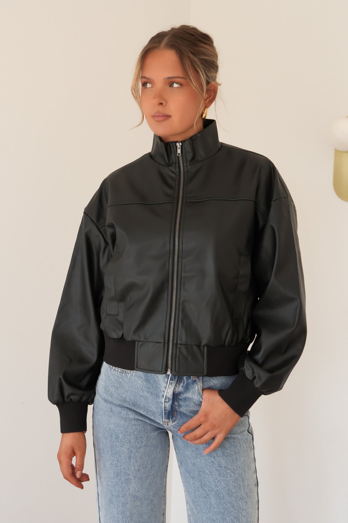 Jovie Bomber Black