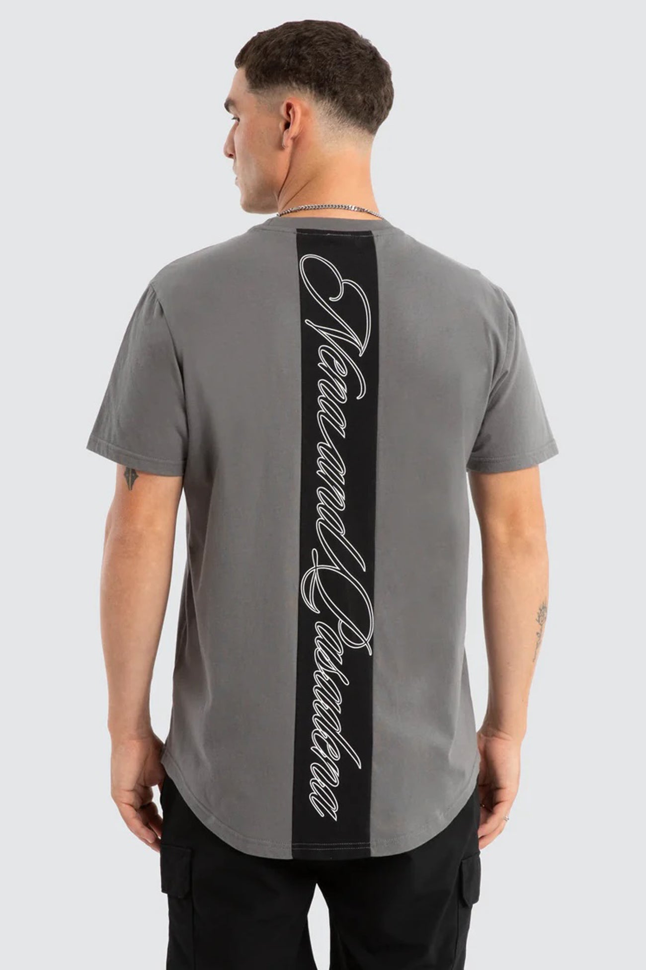 Juncture Dual Curved Tee Charcoal