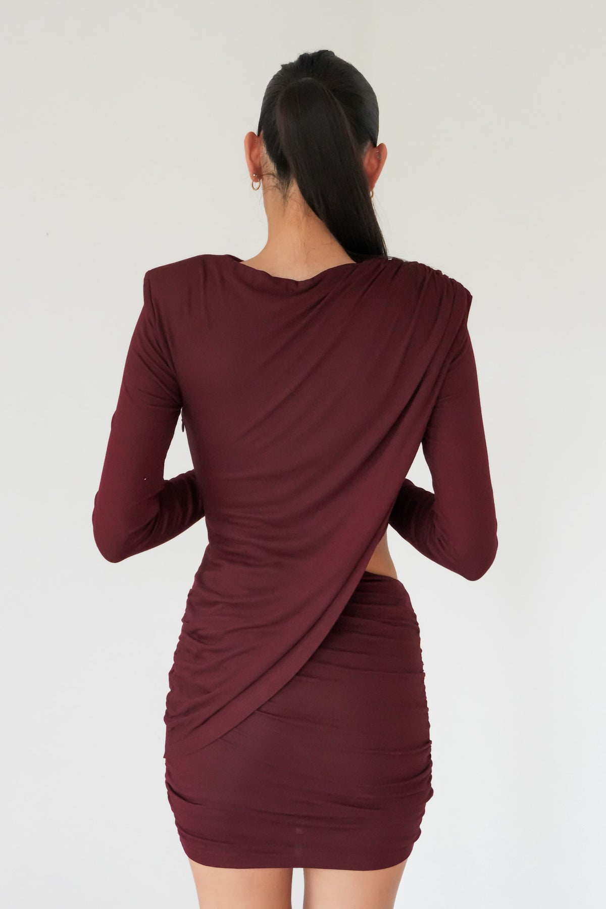 Jypsie Mini Dress Burgundy