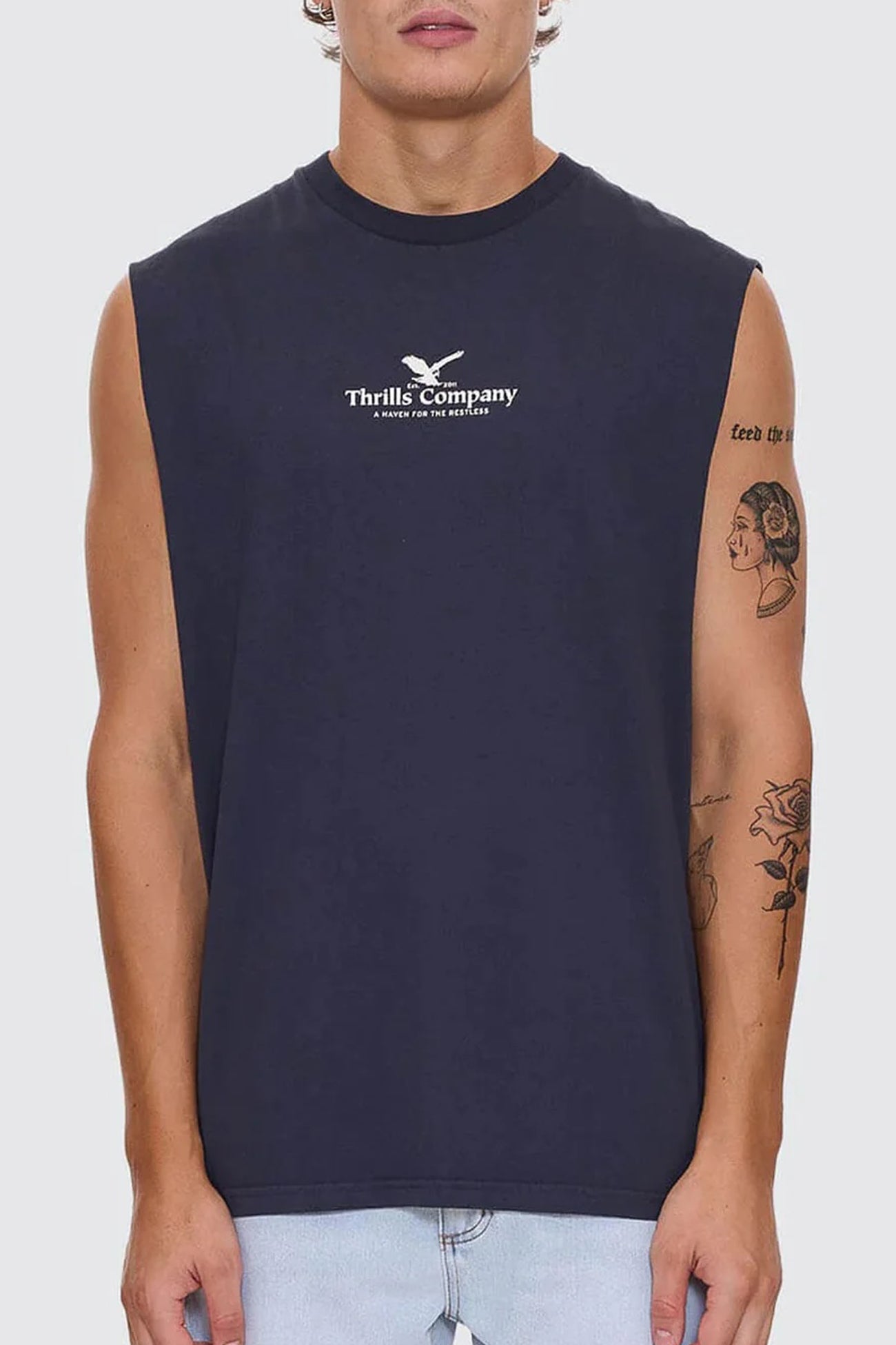 A Haven For The Restless Merch Fit Muscle Tee Total Eclipse