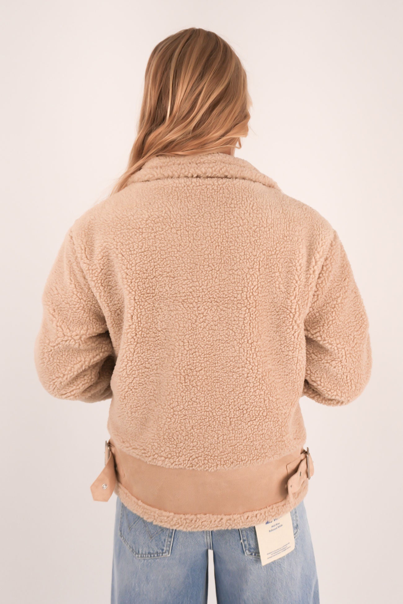 Kalvin Aviator Teddy Bomber Beige