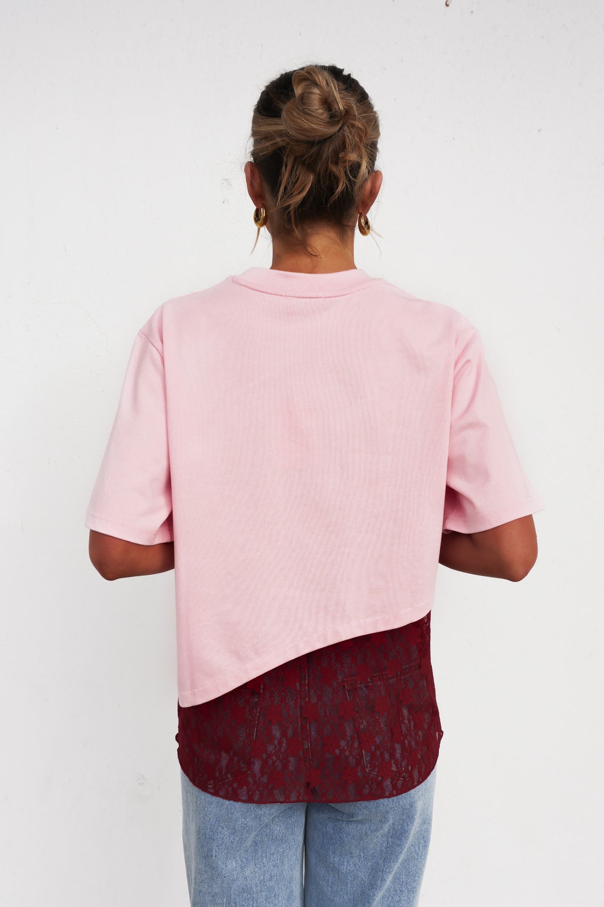 Kamilo Lace Tee Pink