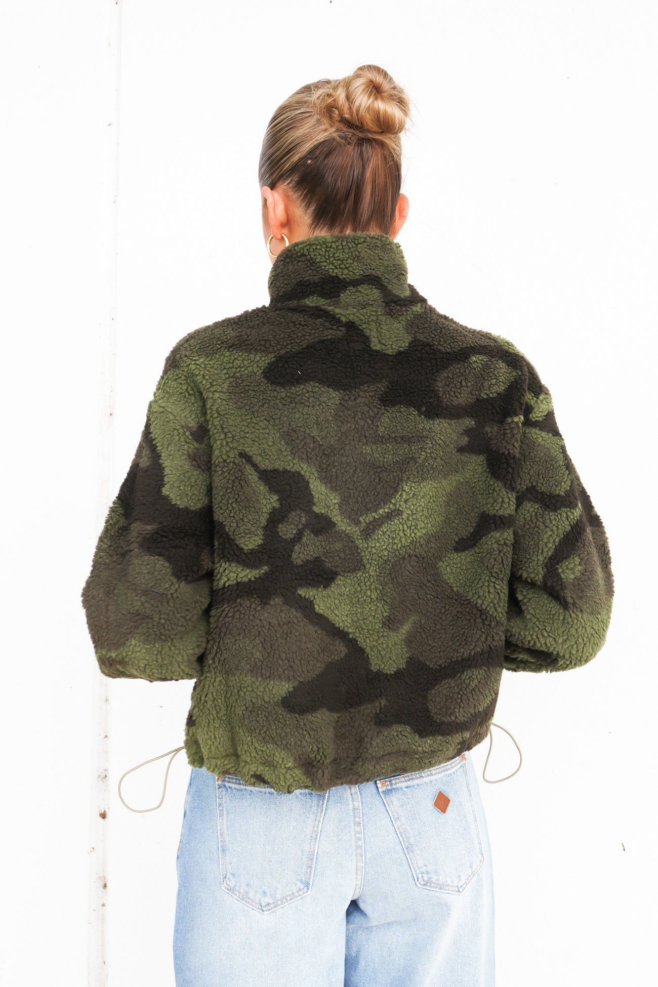 Karrie Sherpa Jacket Camo