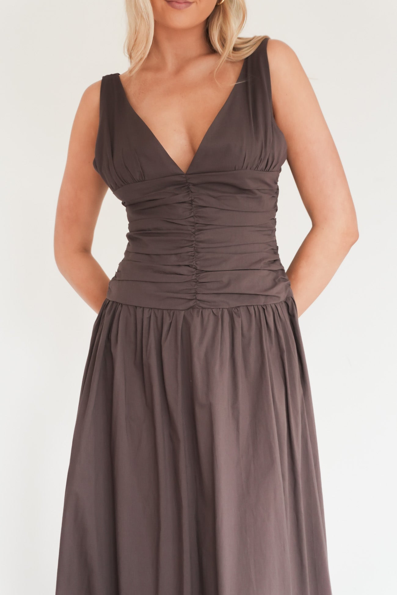 Kassandra Maxi Dress Chocolate