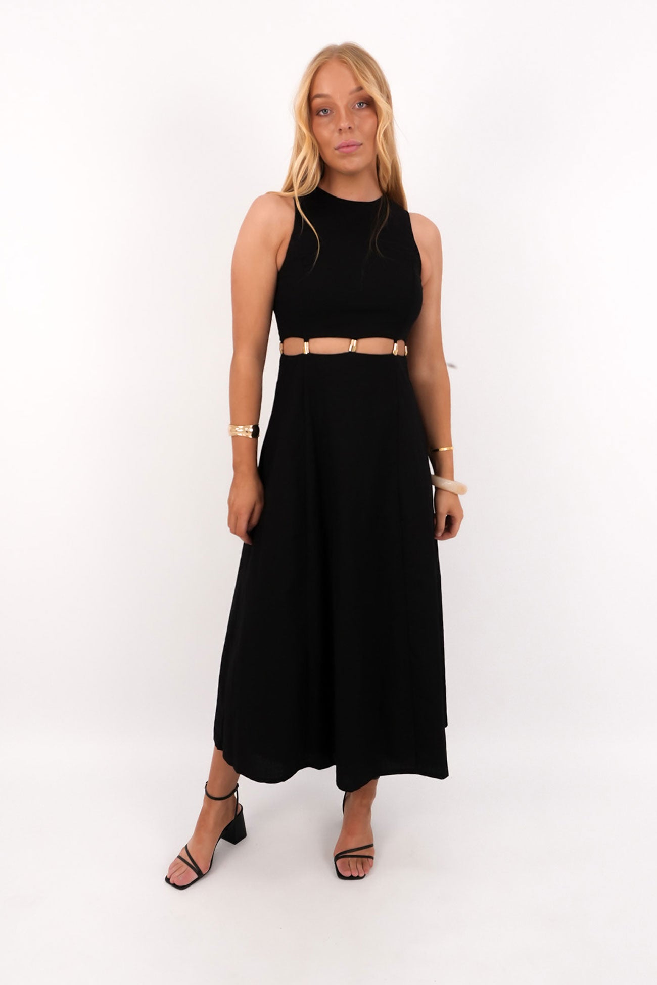 Kayt Midi Dress Black