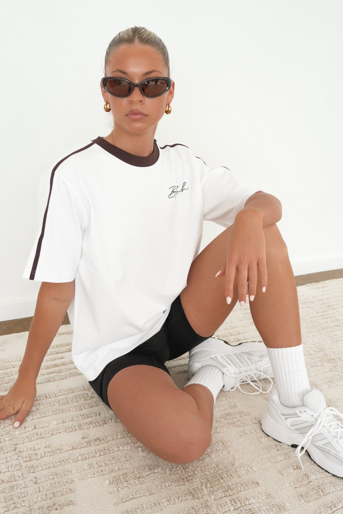 Kiana Short Sleeve Tee White