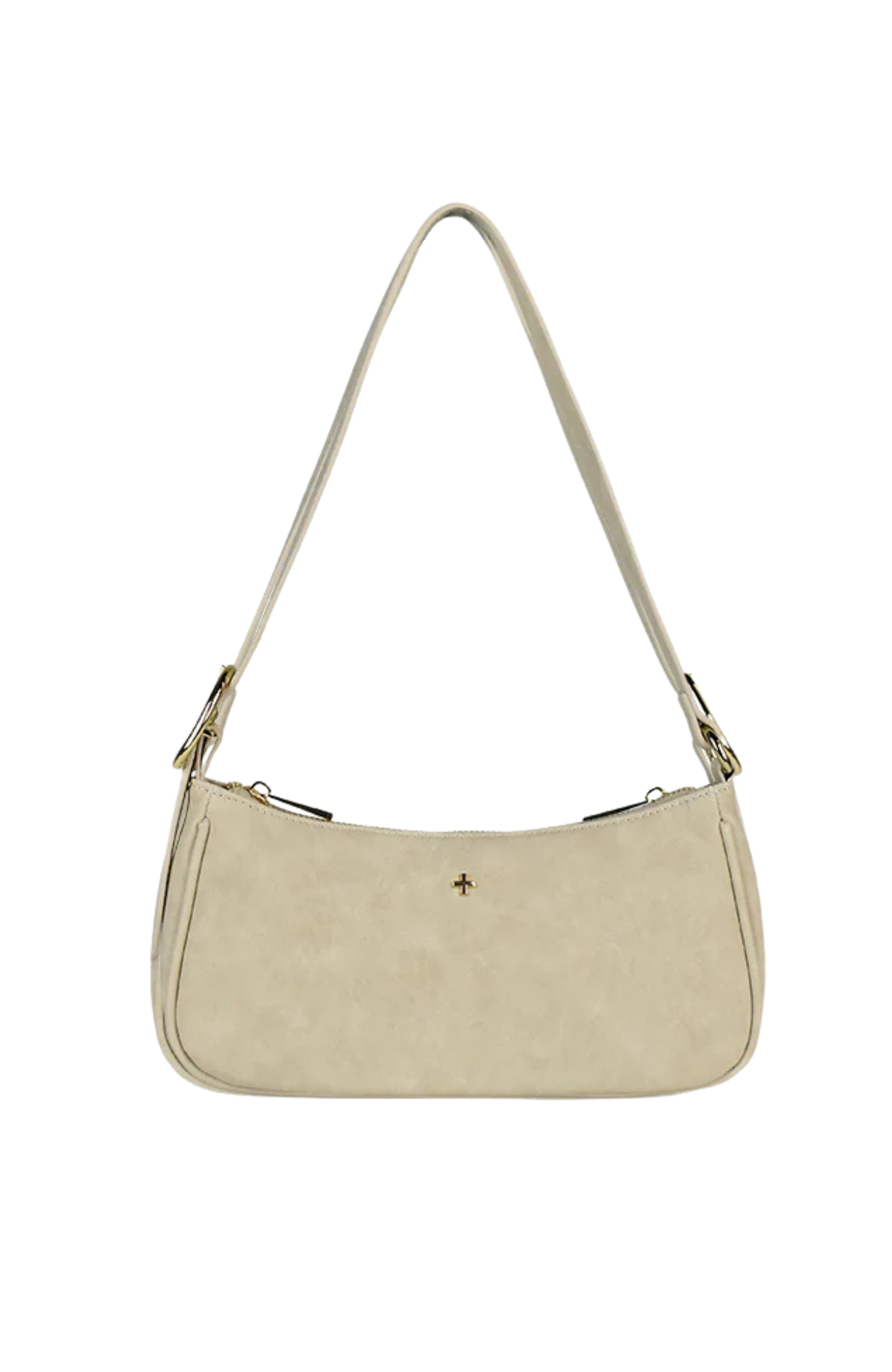 Jesabel Bag Beige Faux Suede Gold