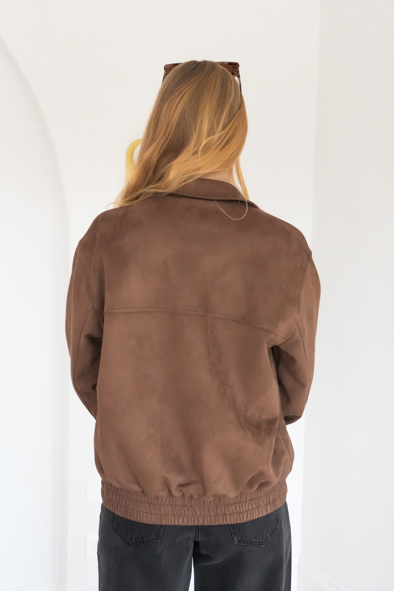 Kira Bomber Tan