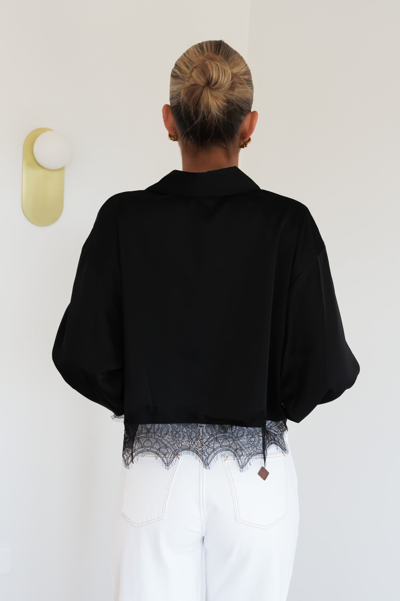 Kirra Lace Shirt Black
