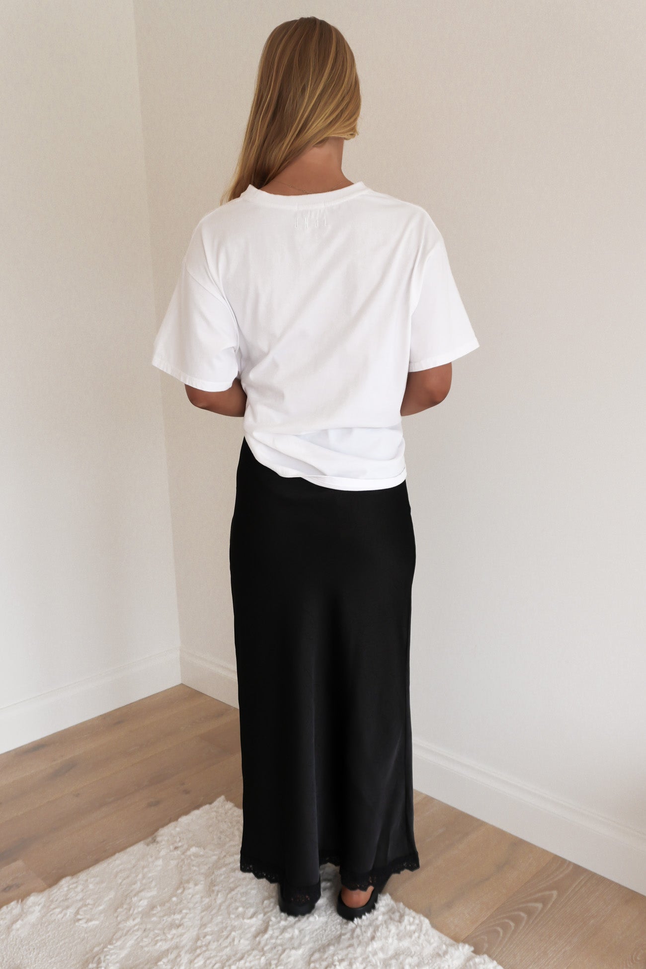 Kiva Lace Maxi Skirt Black