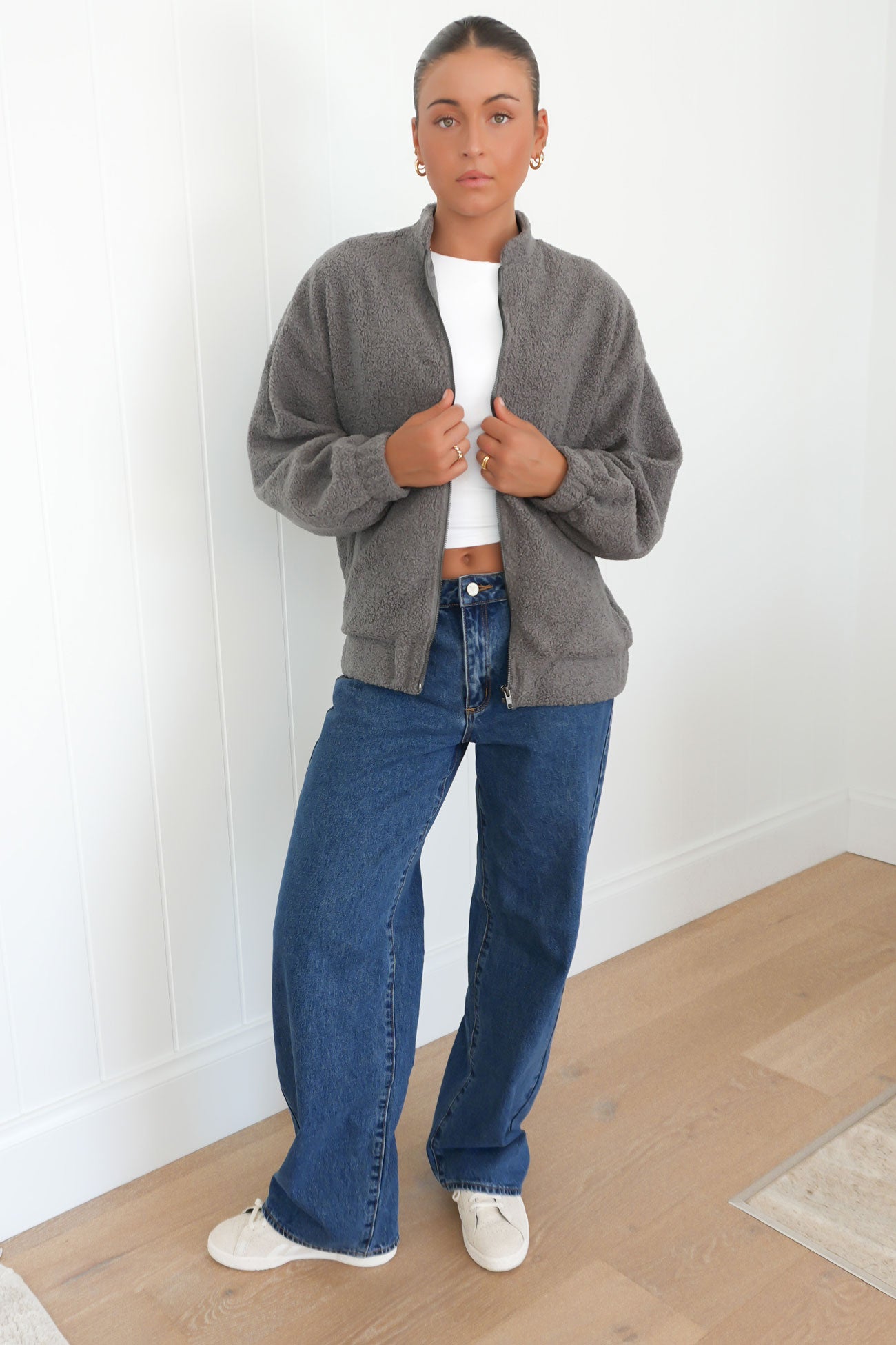 Knox Bomber Jacket Grey f7