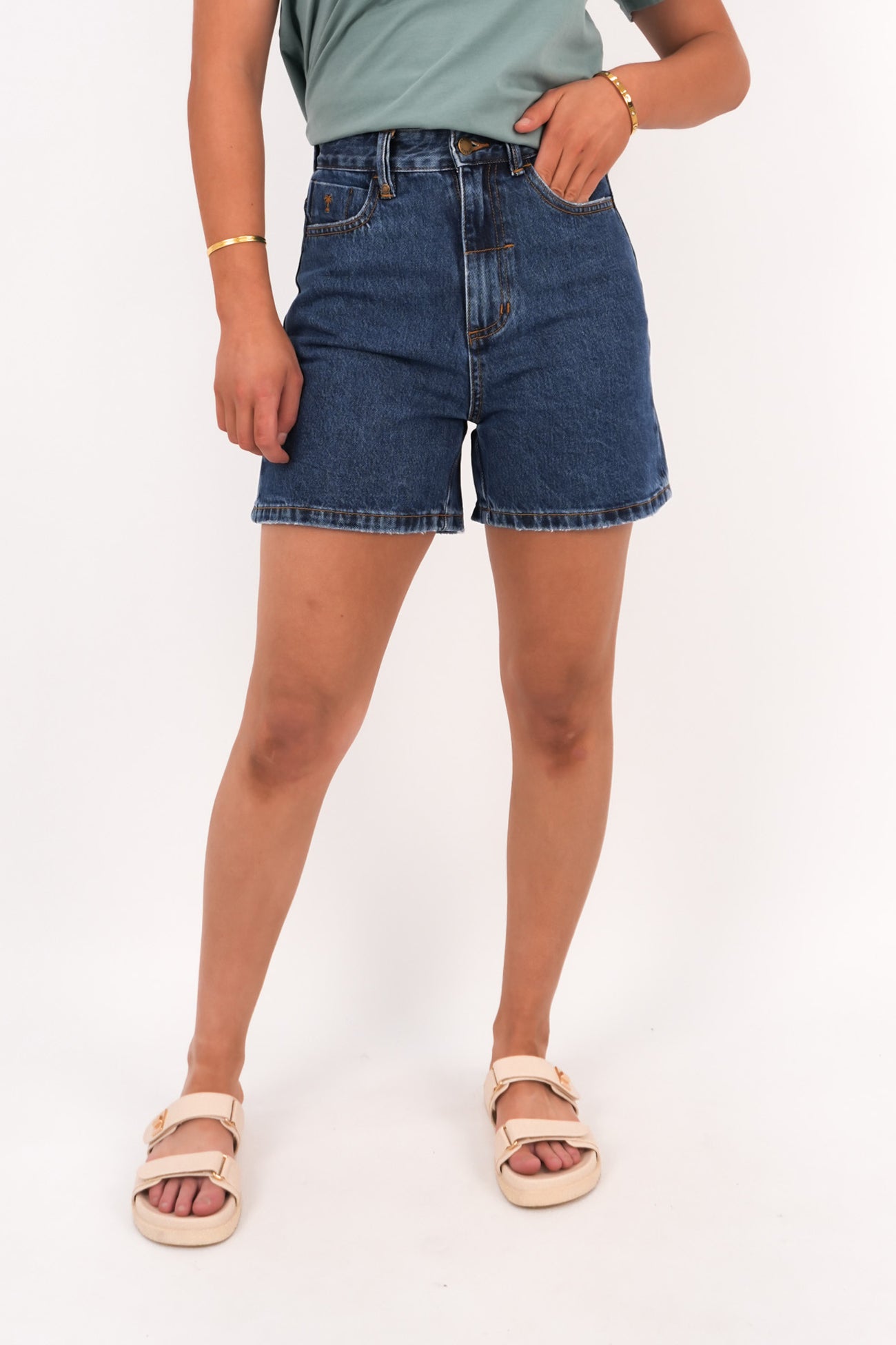 Koko High Rise Short Deep Vintage Blue
