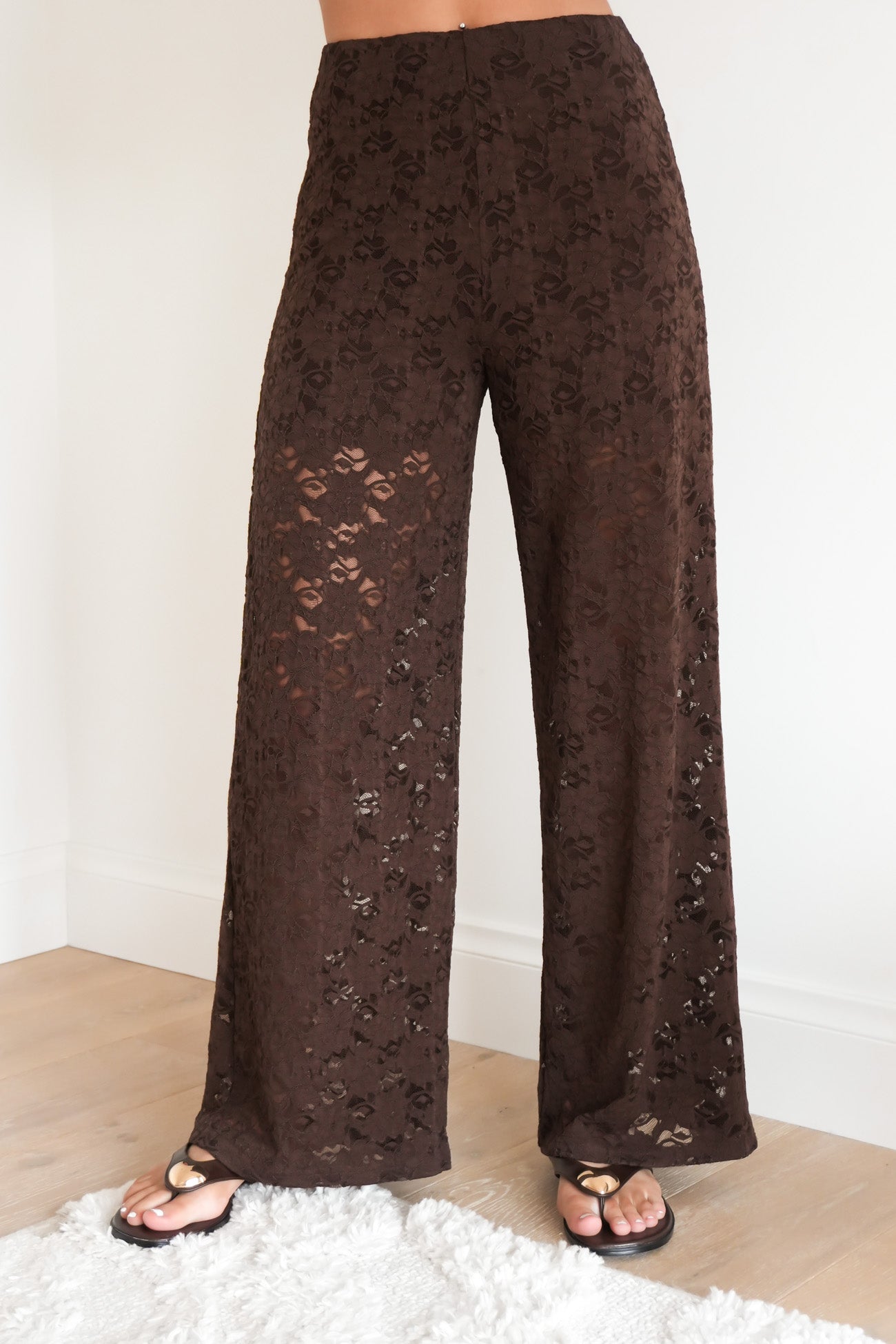 Kristy Lace Pant Chocolate
