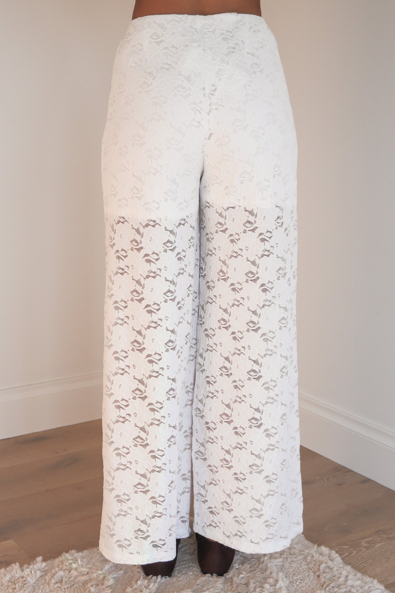 Kristy Lace Pant White