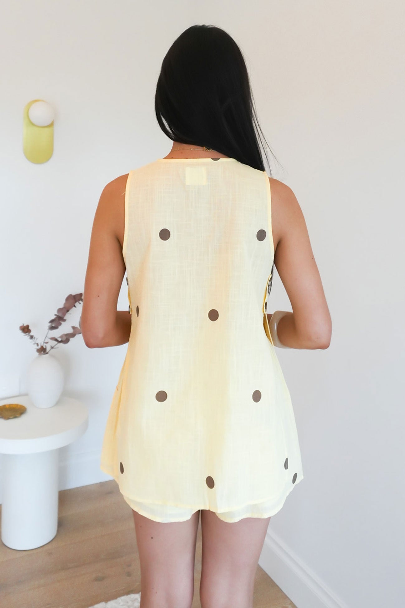 Kylae Set Yellow Polka Dot