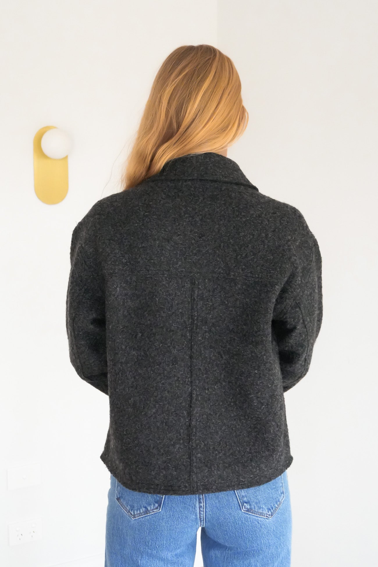 Lane Jacket Washed Black