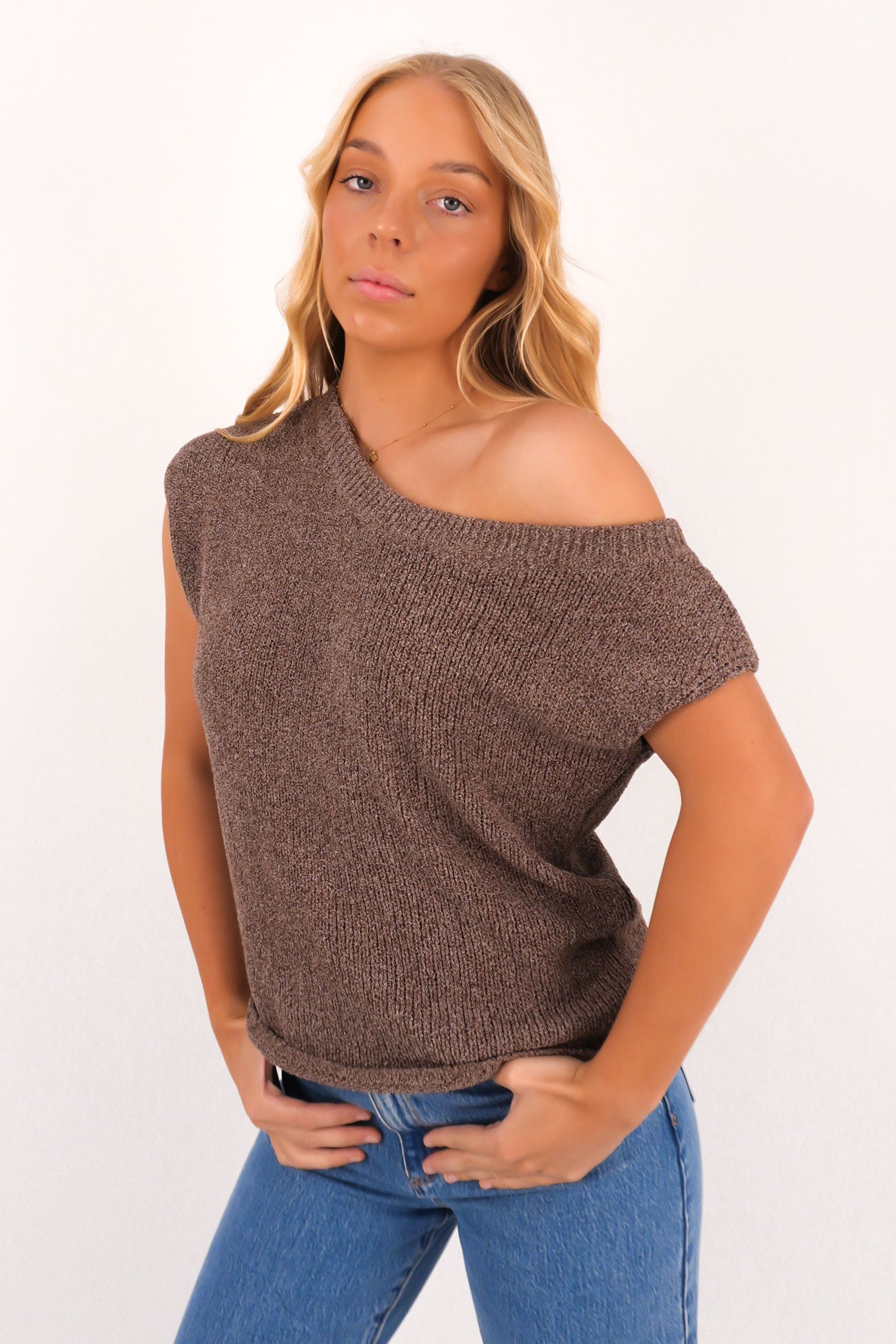 Laura Top Chocolate