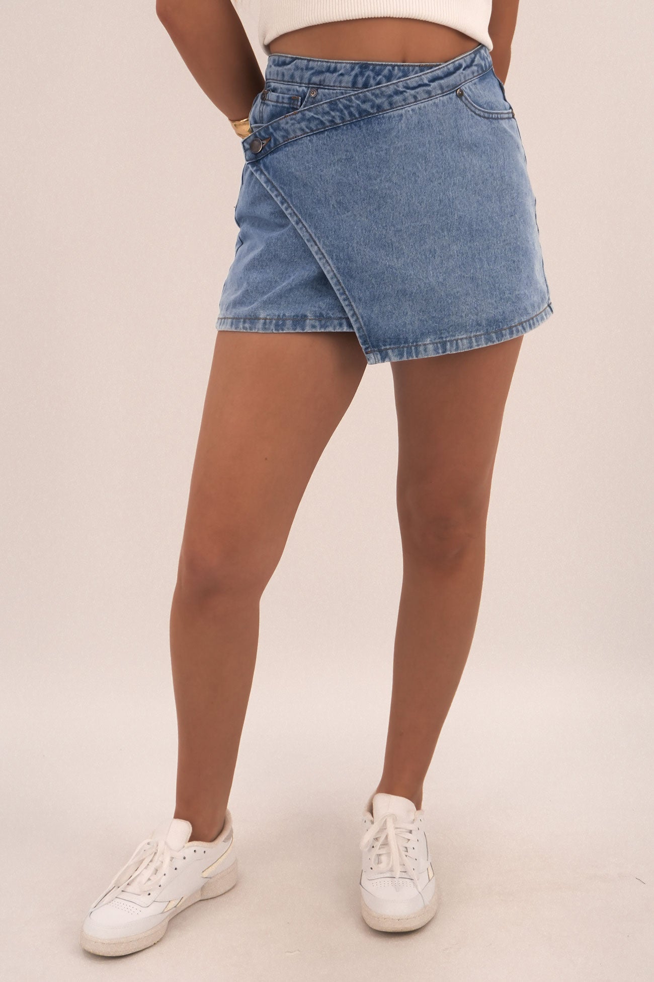 Lenni Mini Skort Light Blue