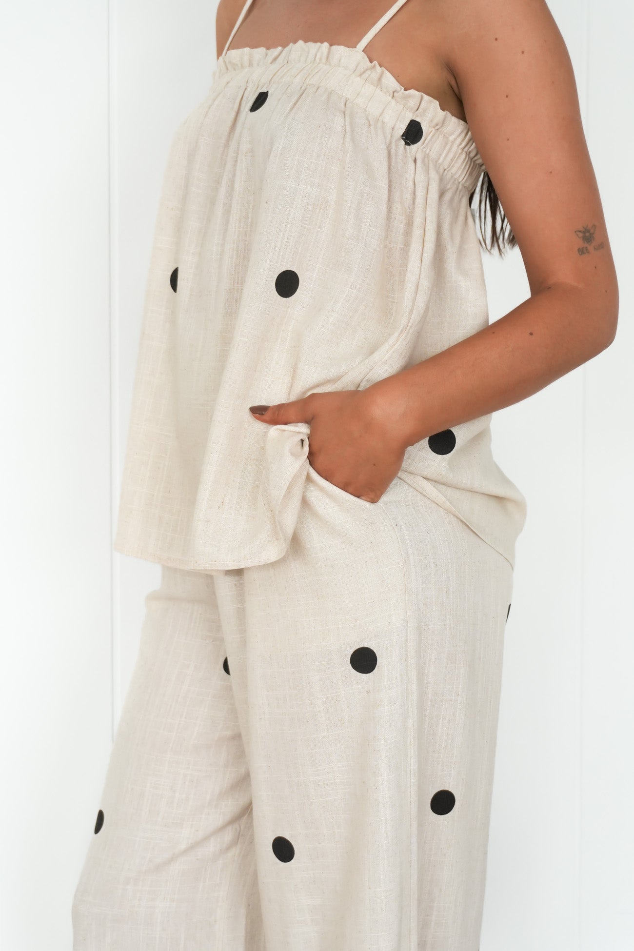 Lennin Set Oat Polka Dot