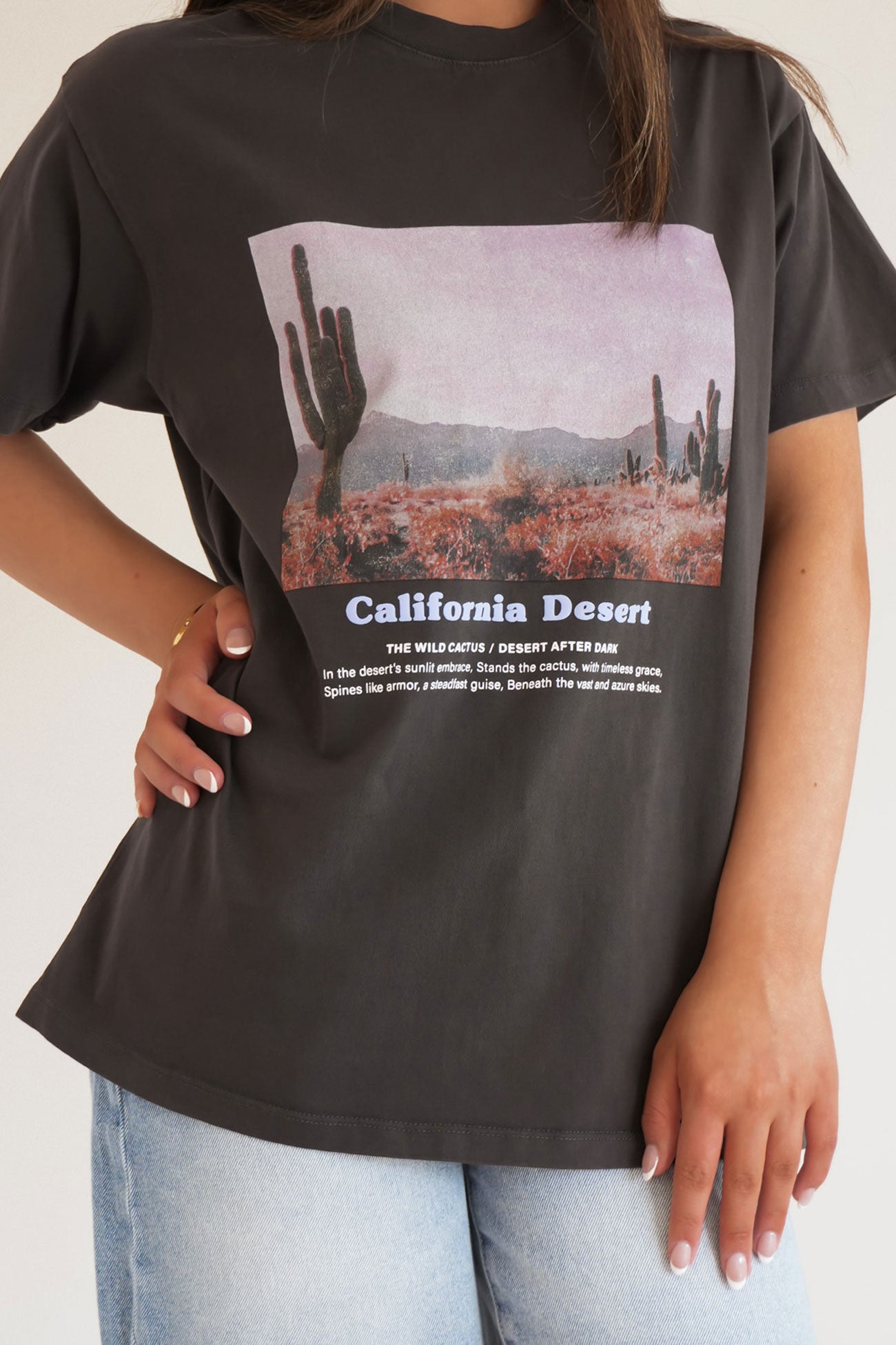 Liberty Road Relaxed Tee Washed Black