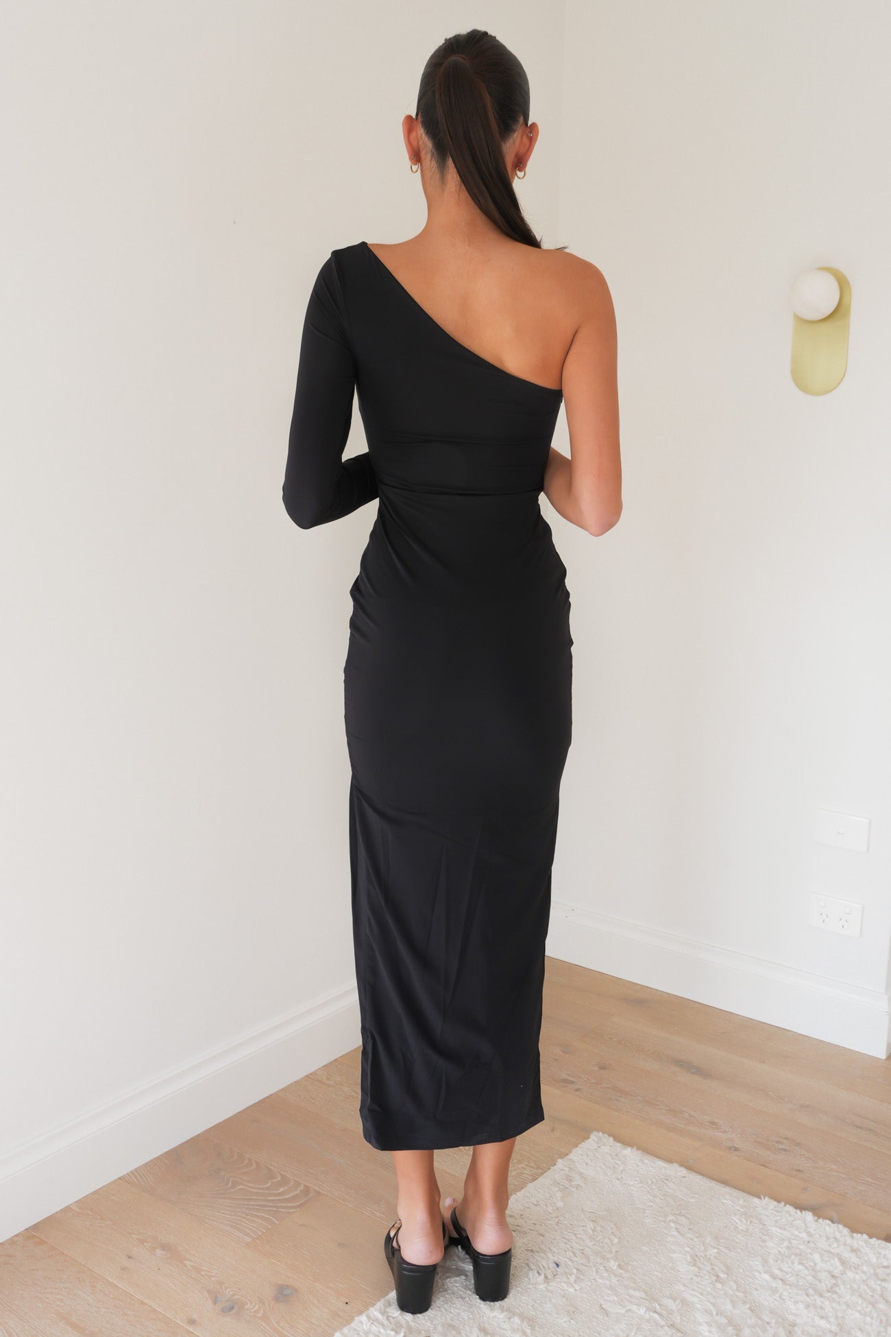 Lindsey Midi Dress Black