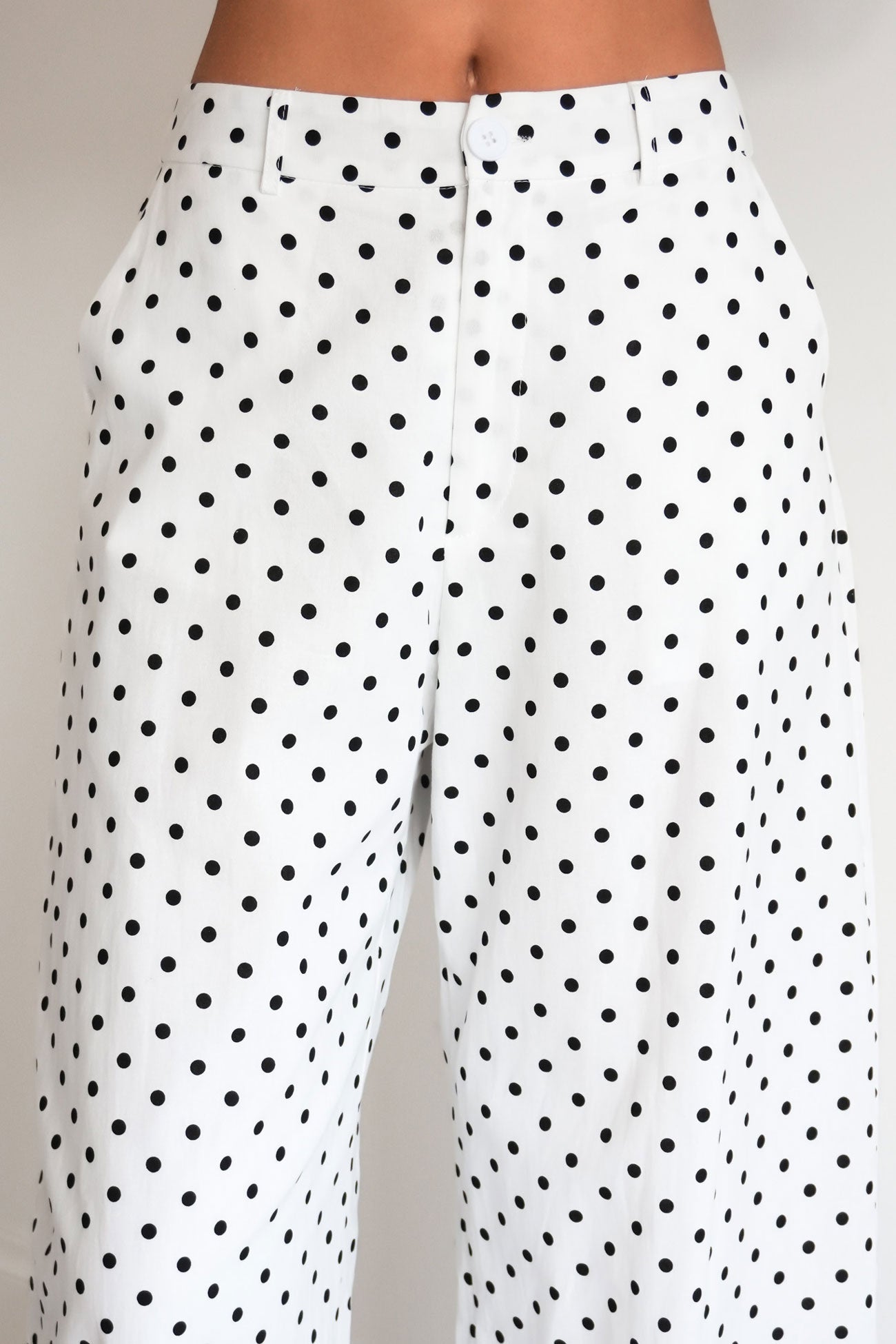 Lloyd Set White Polka Dot