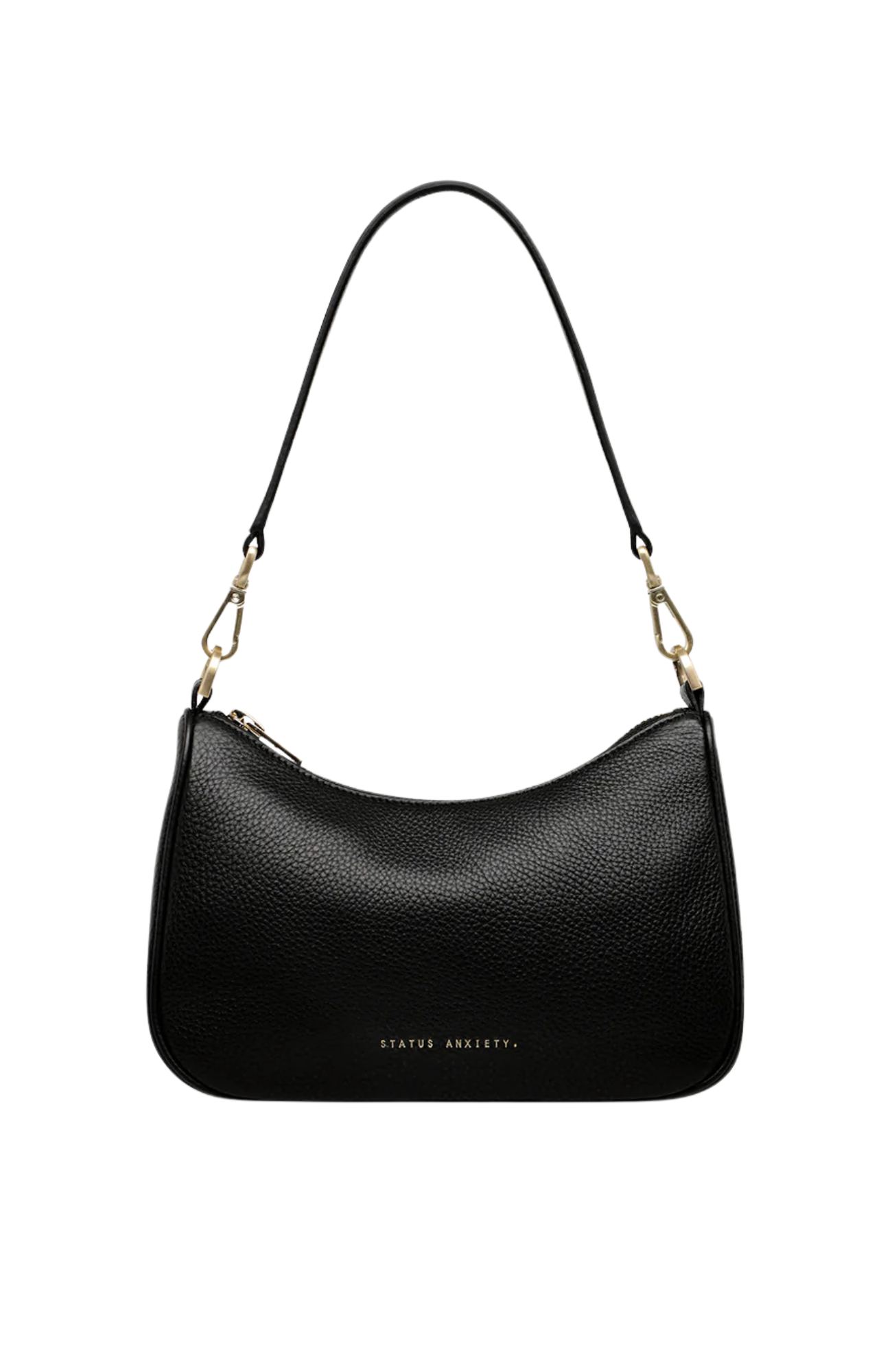 Look Both Ways Bag Black Brushed Gold