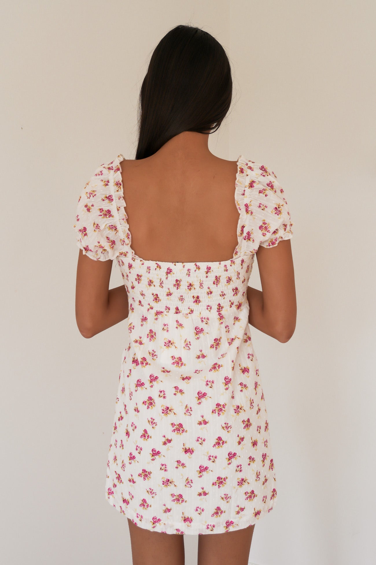 Lorelai Floral Mini Dress Print