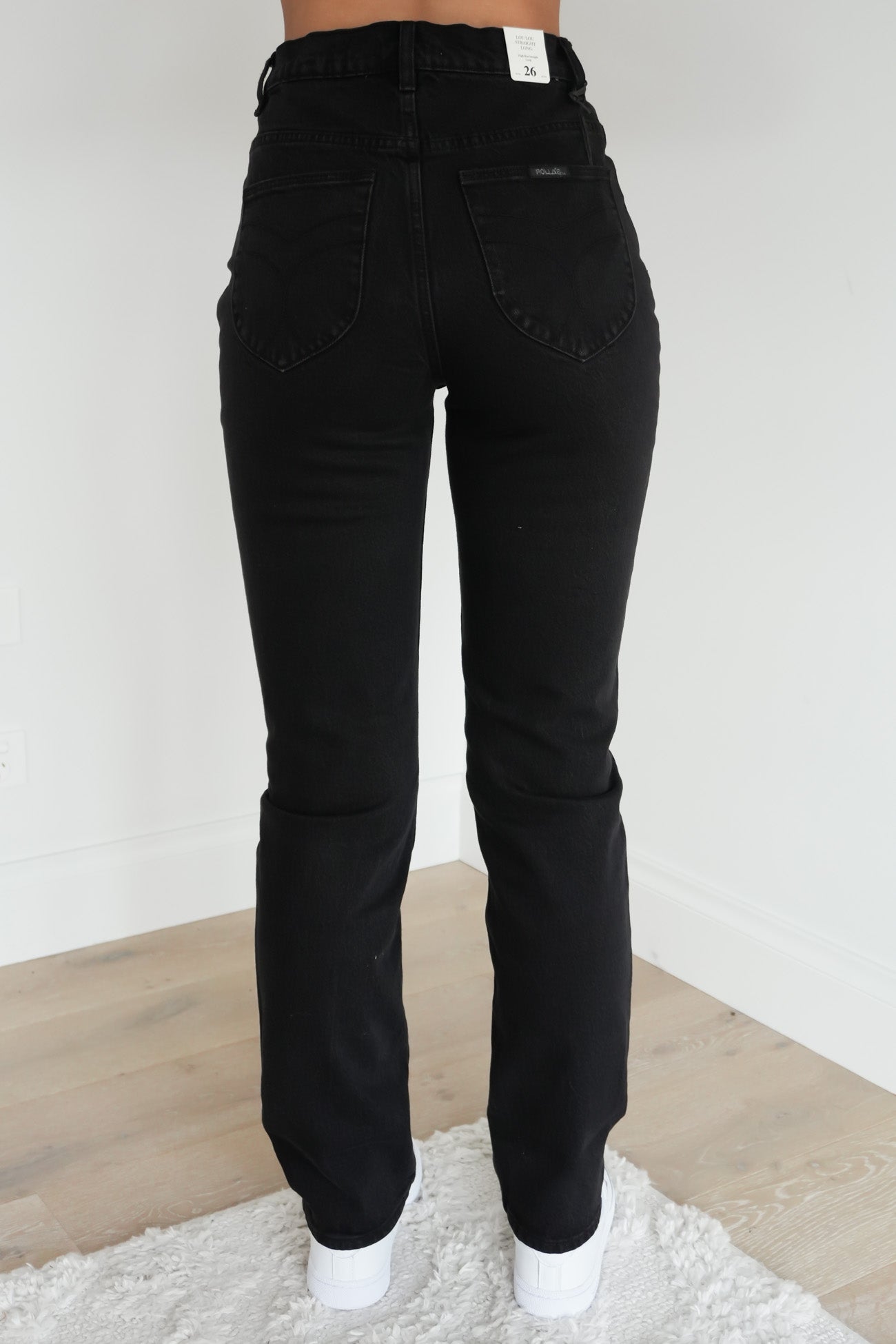 LouLou Straight Jean Long Noir