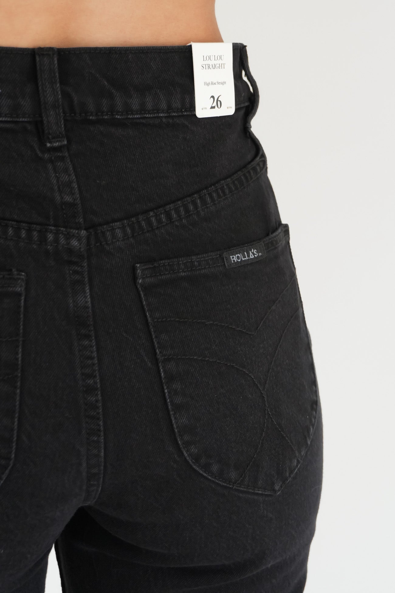 LouLou Straight Jean Noir